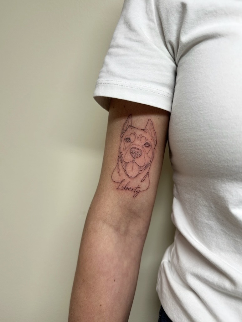 fine-line — upper-arm
