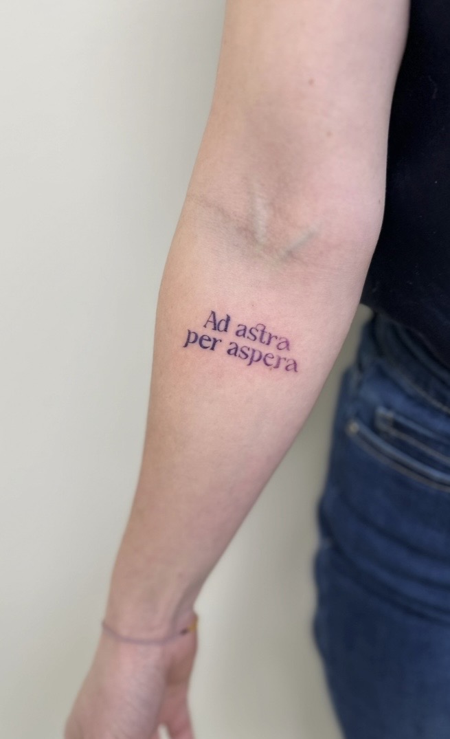lettering-script — forearm