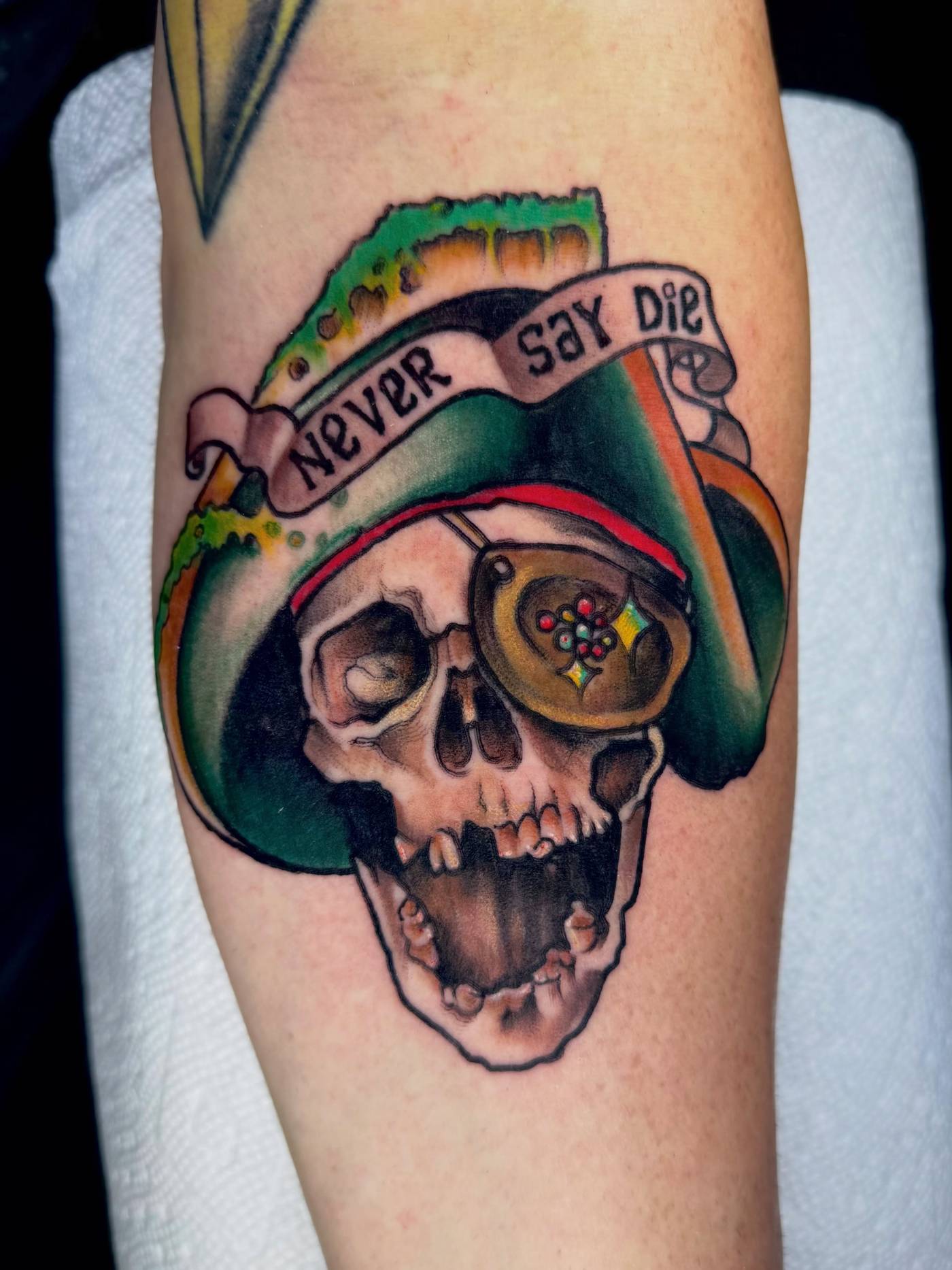 Work by Brandon Henderson on forearm