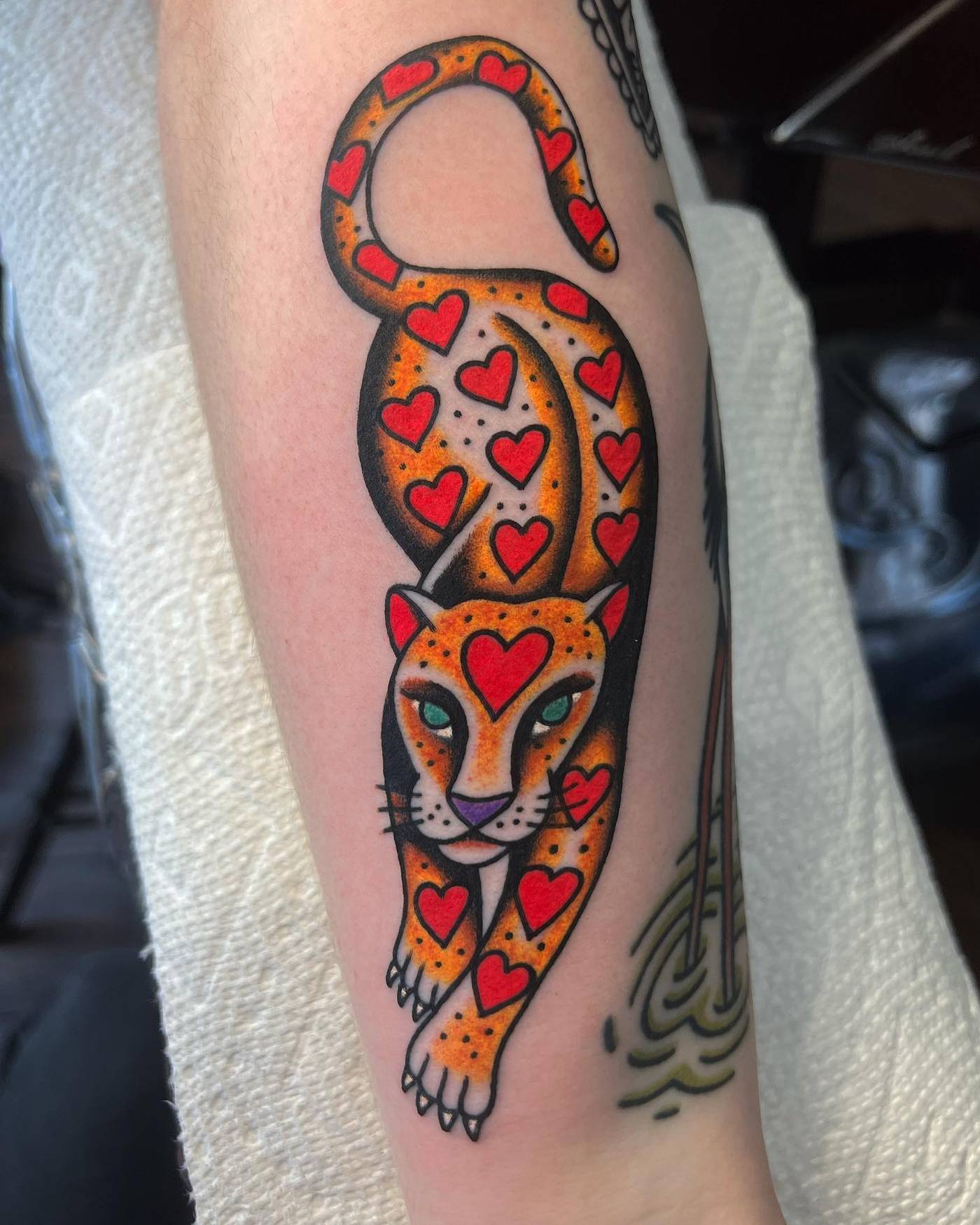 Work by Brice Hamm on forearm