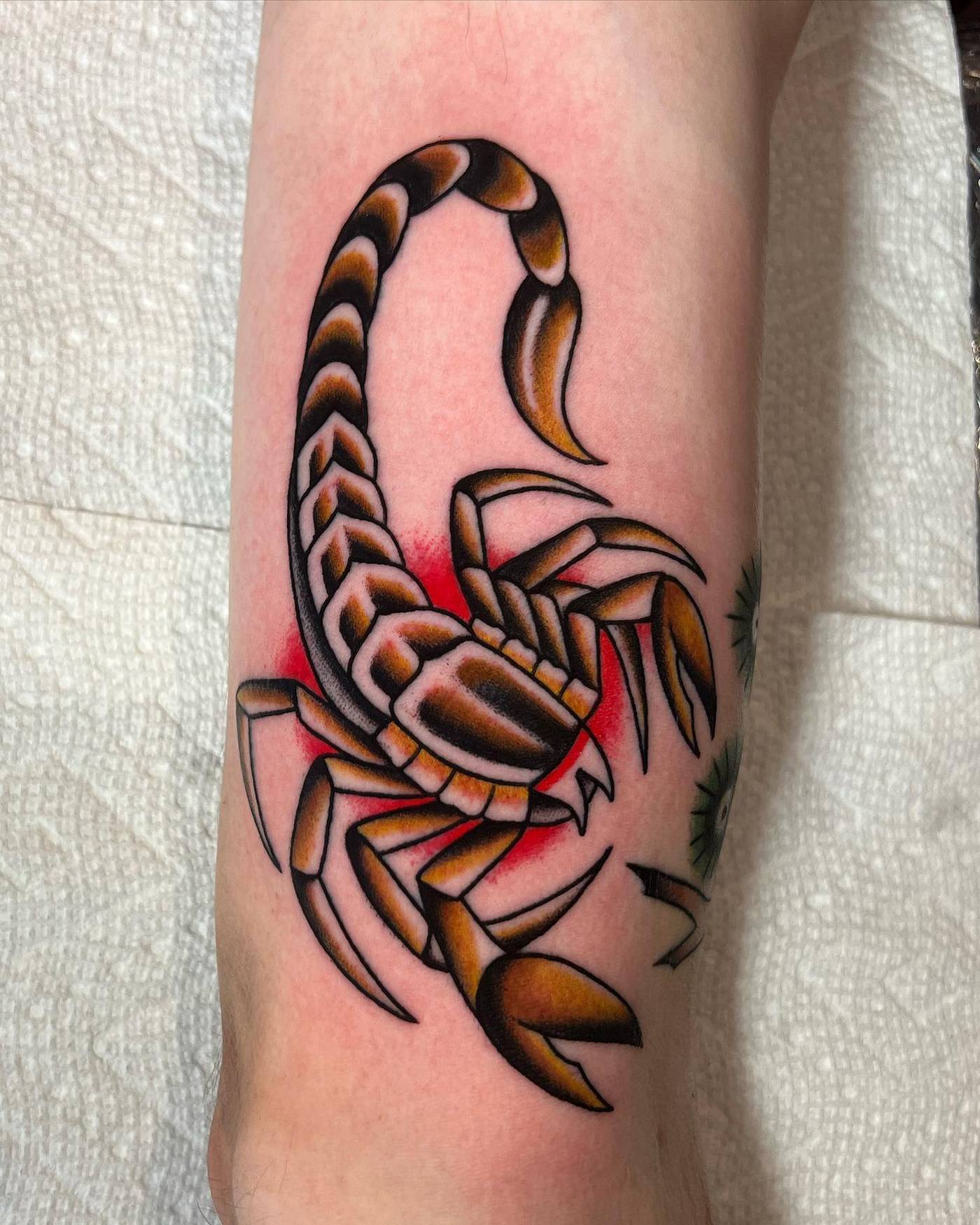 Work by Brice Hamm on forearm