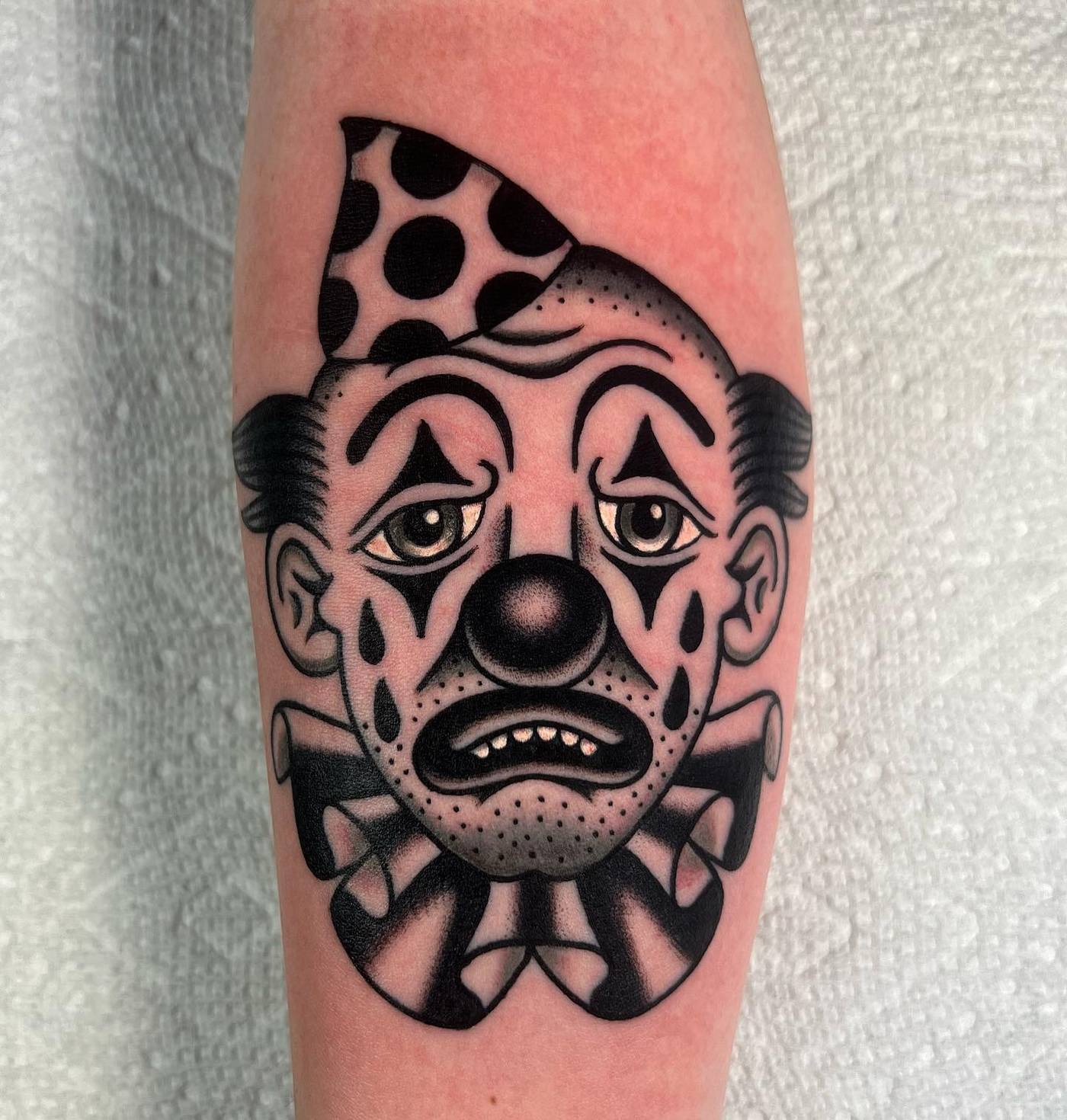 Work by Brice Hamm on calf