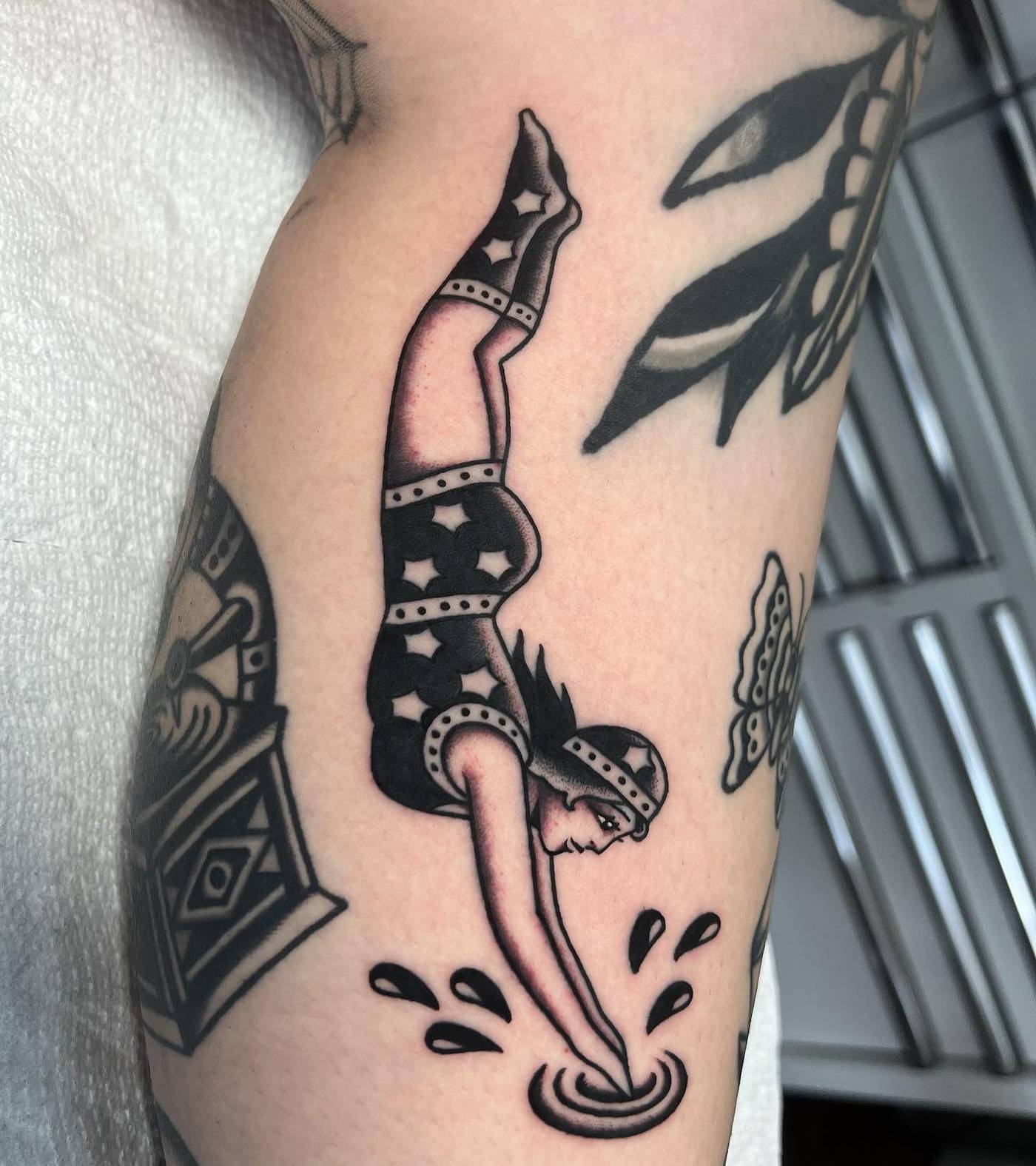 Work by Brice Hamm on inner-bicep