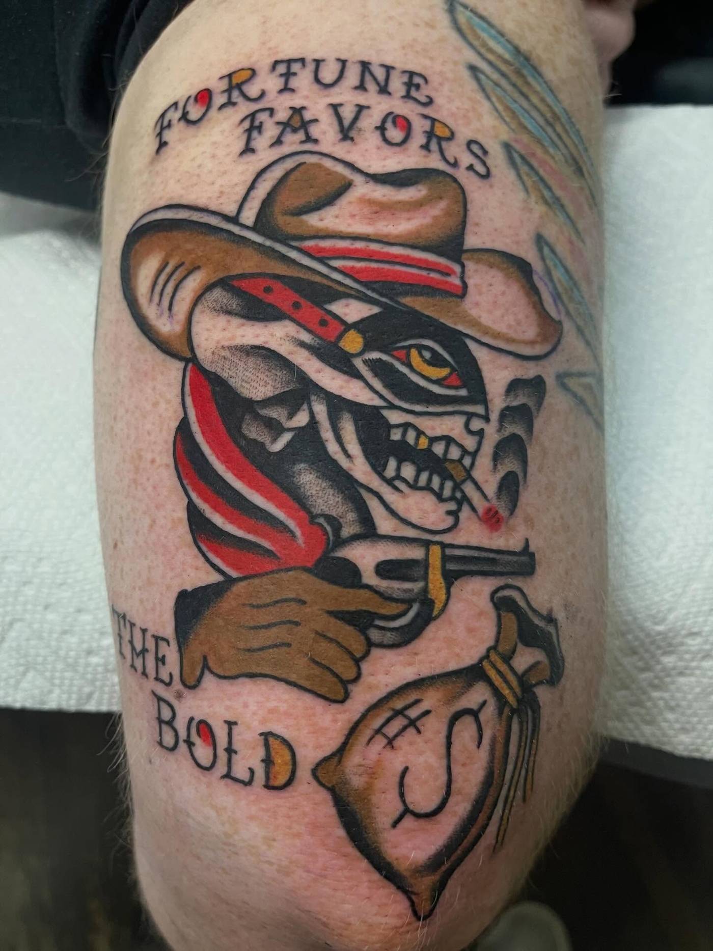 Work by Kyle Mcmeans on thigh
