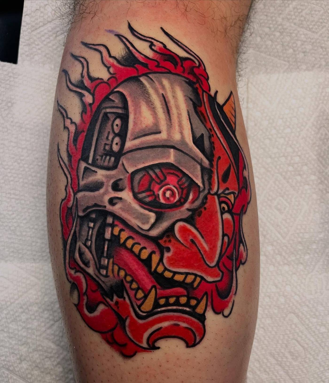 Work by Kyle Mcmeans on calf