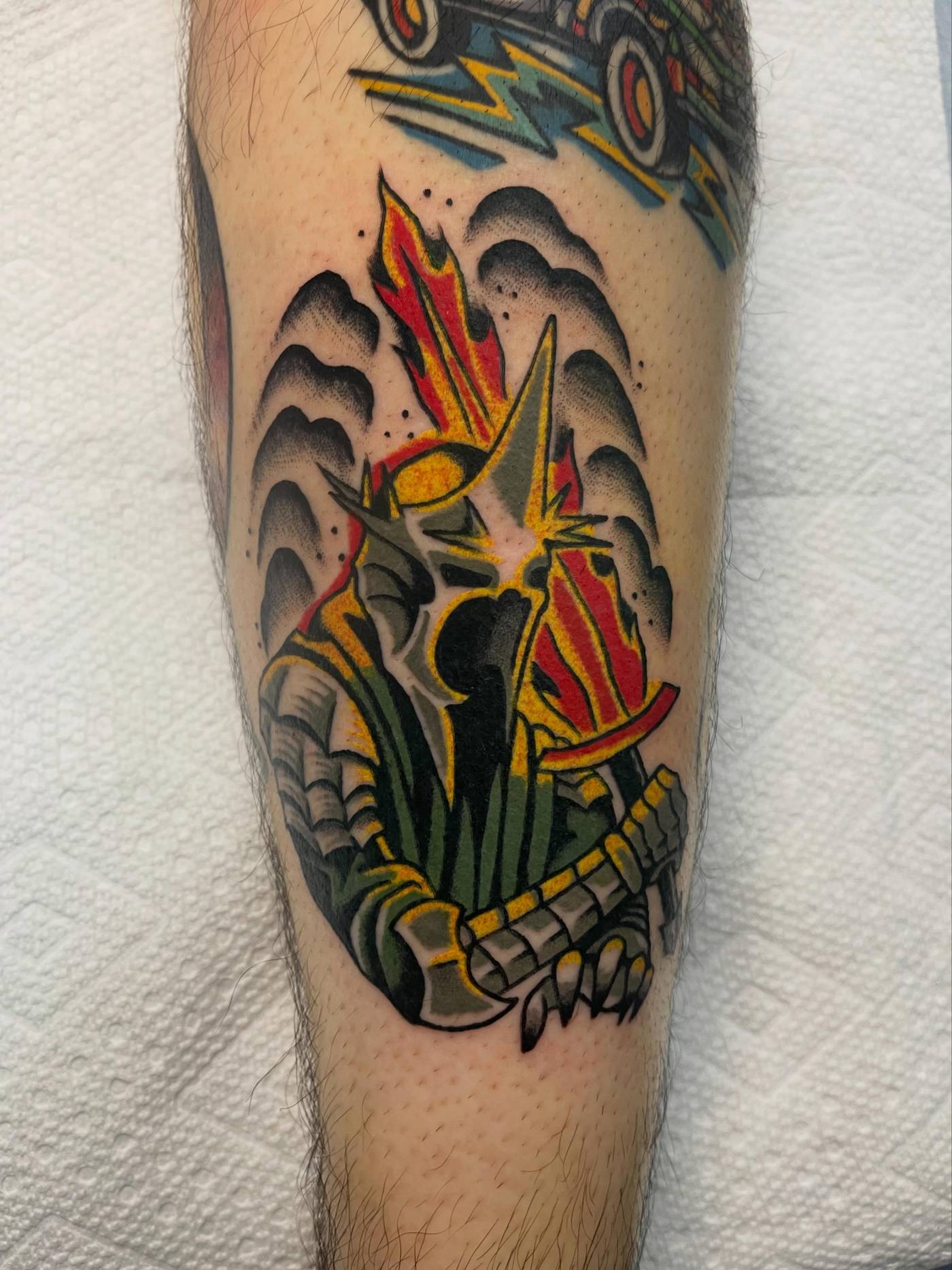 Work by Kyle Mcmeans on calf