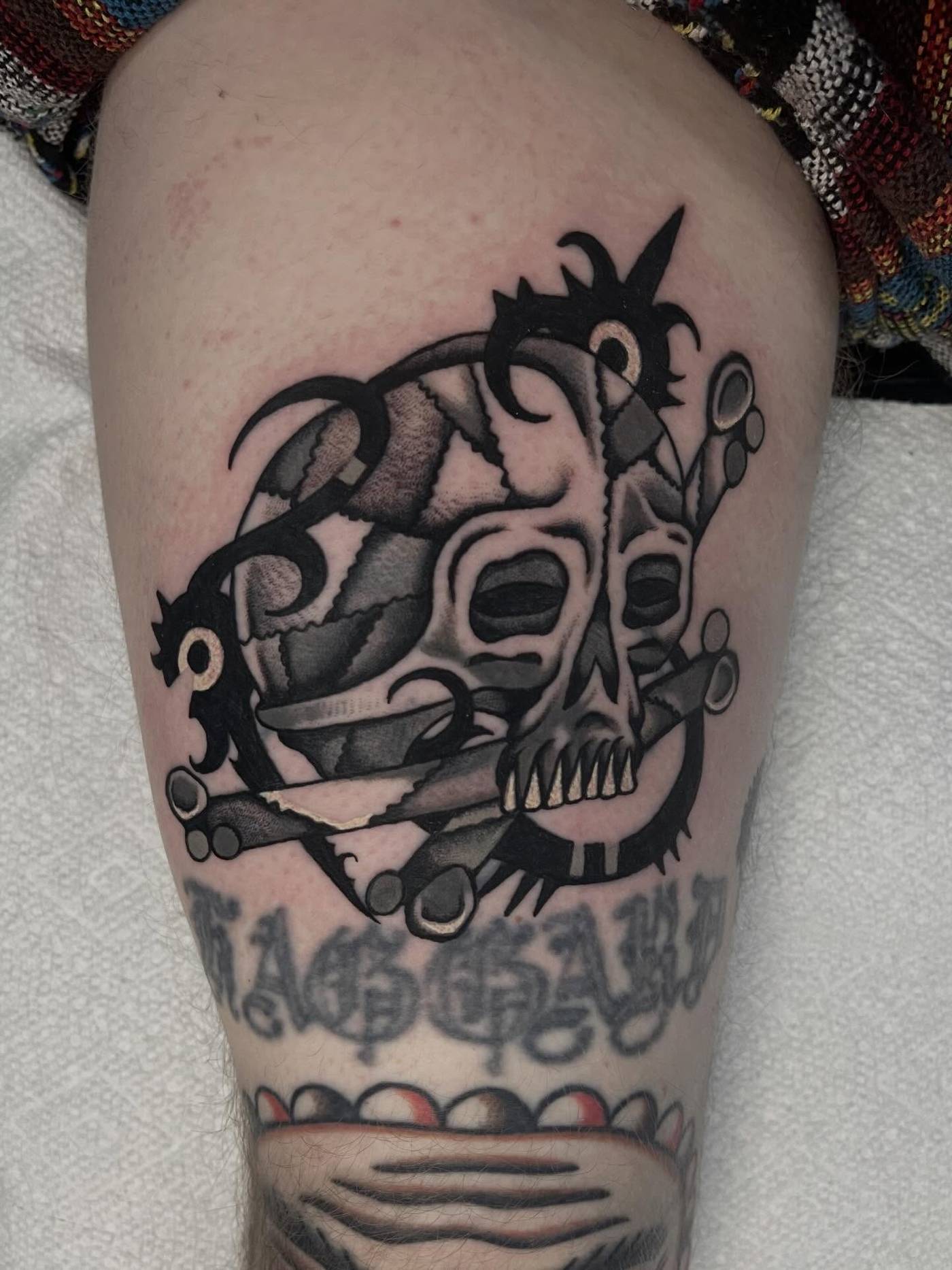 Work by Kyle Mcmeans on thigh