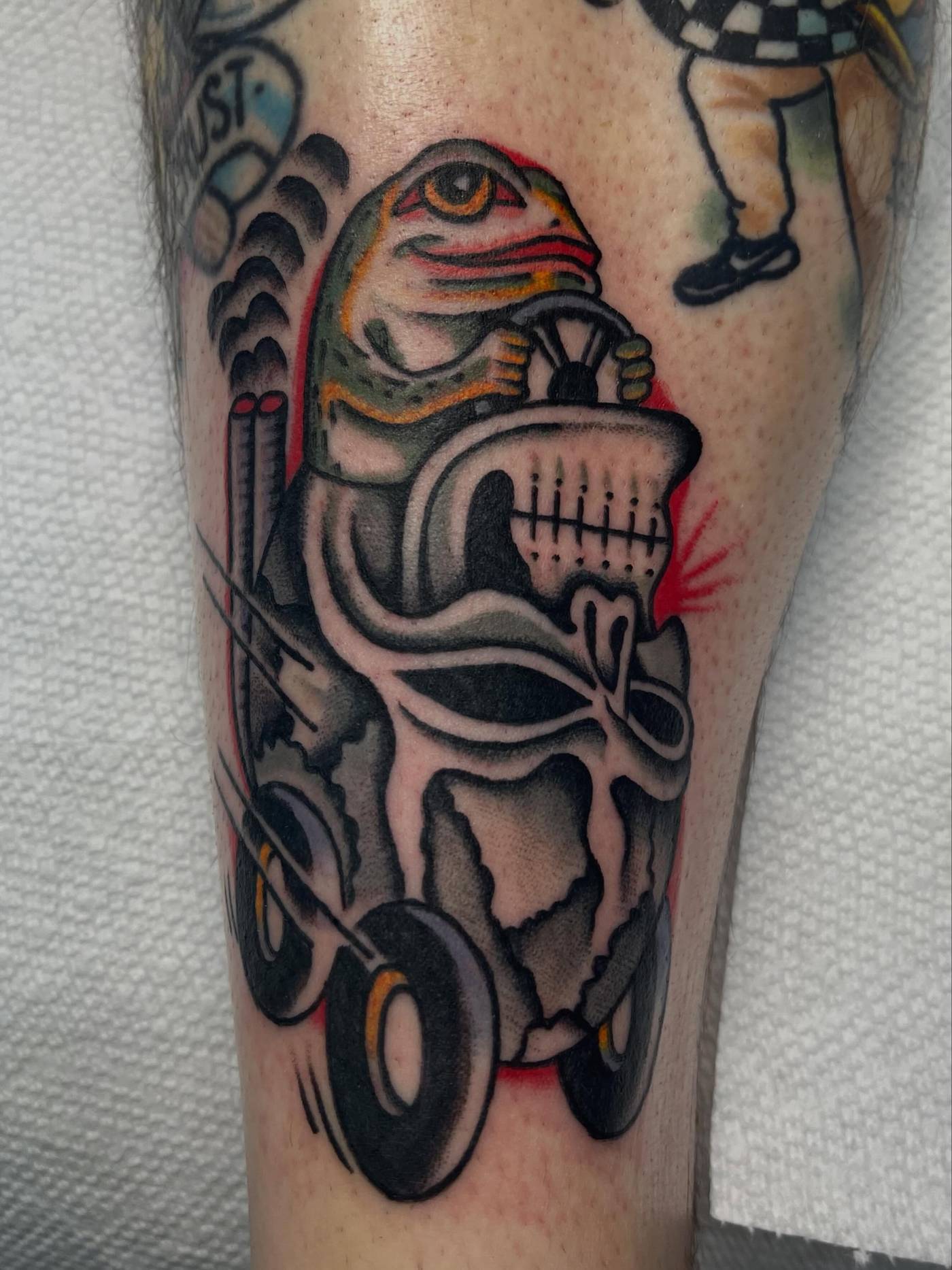 Work by Kyle Mcmeans on calf