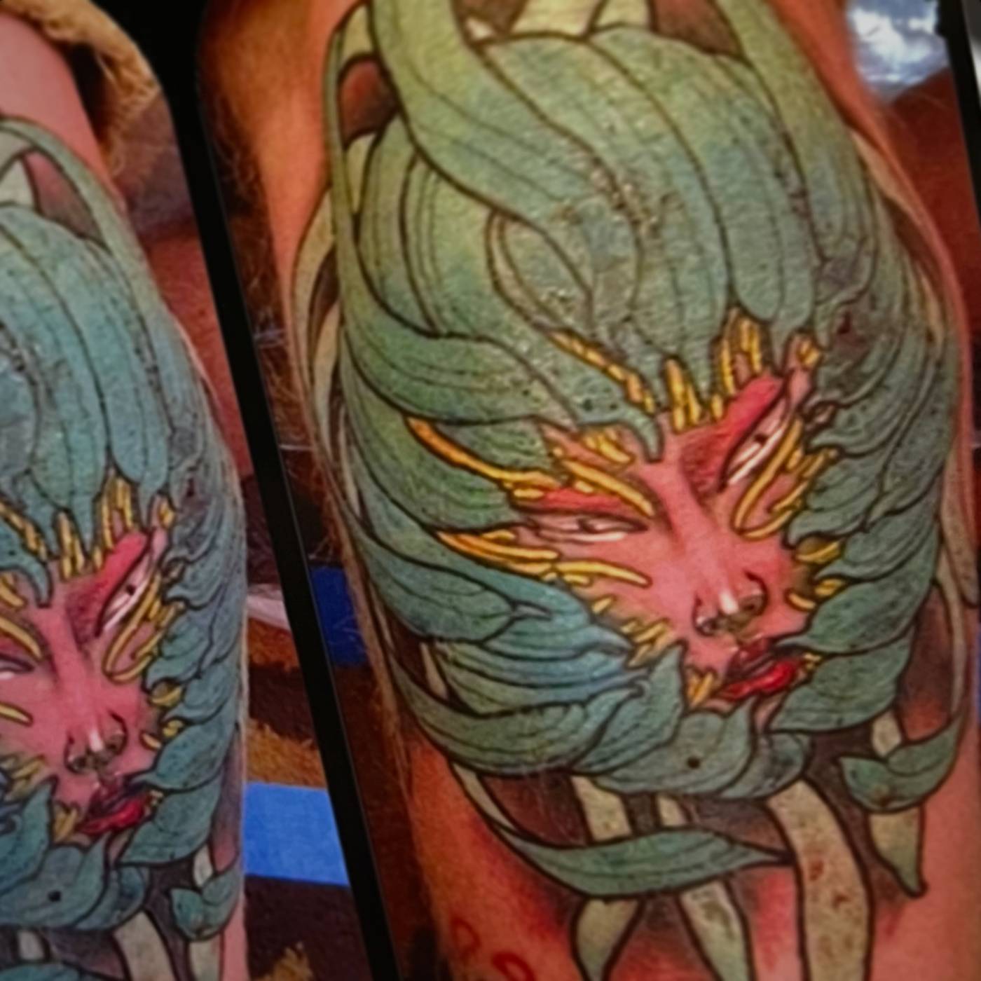 neo-traditional — thigh