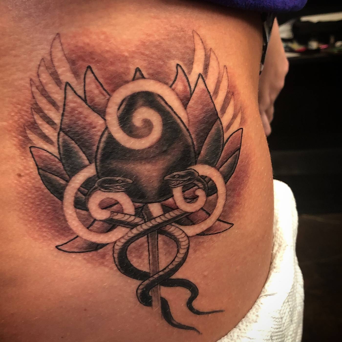 Work by Jonny Lashley on ribs
