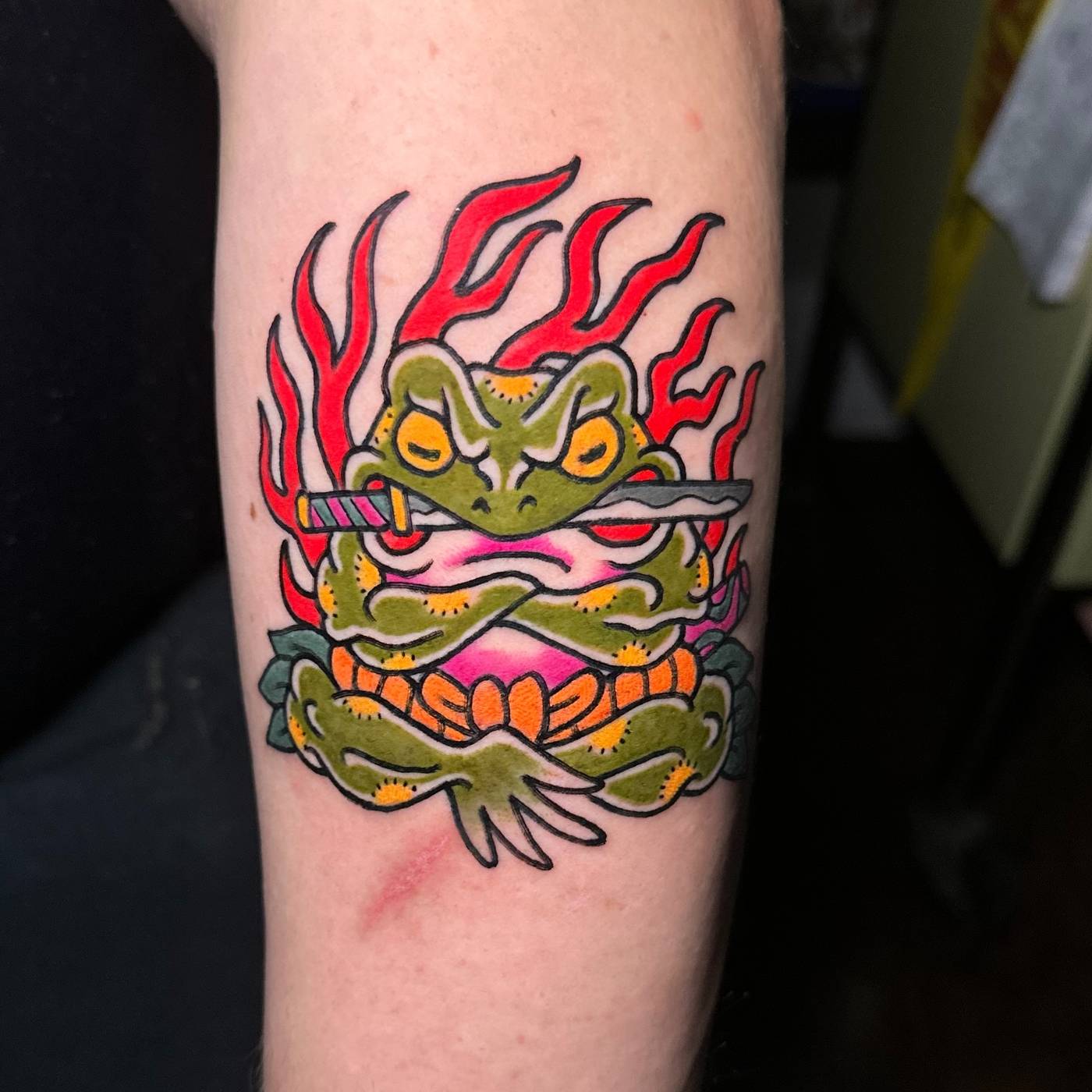 Work by Abel Deida on forearm