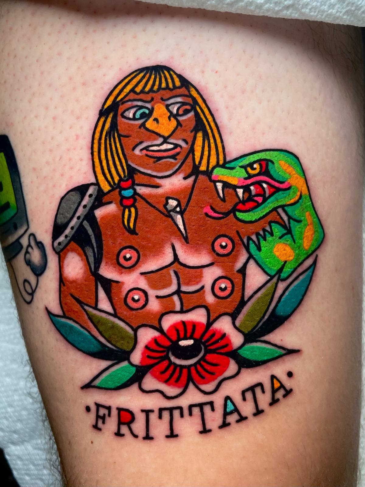 Work by Test Test on thigh