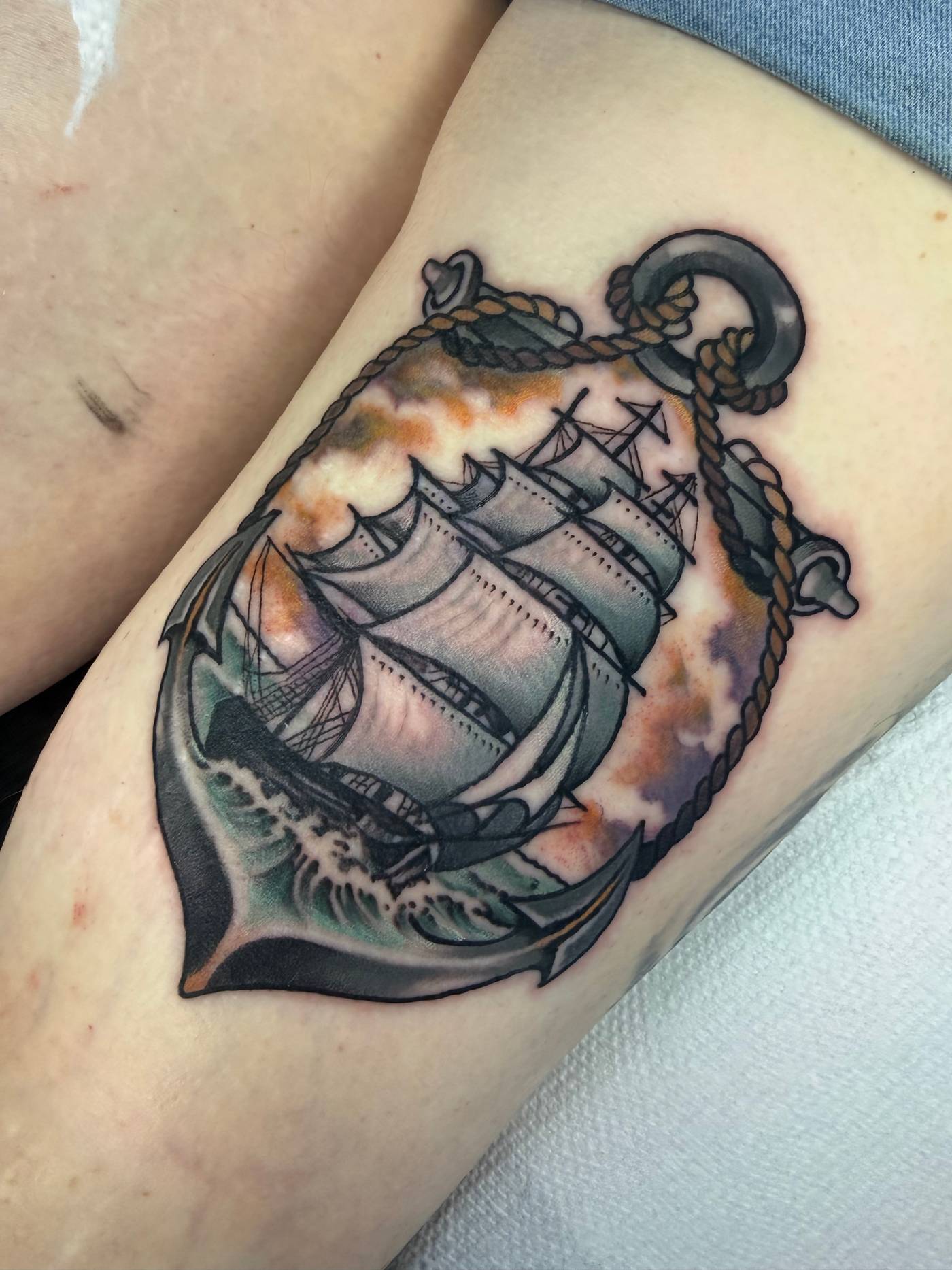 Brandon Henderson — neo-traditional on inner-bicep