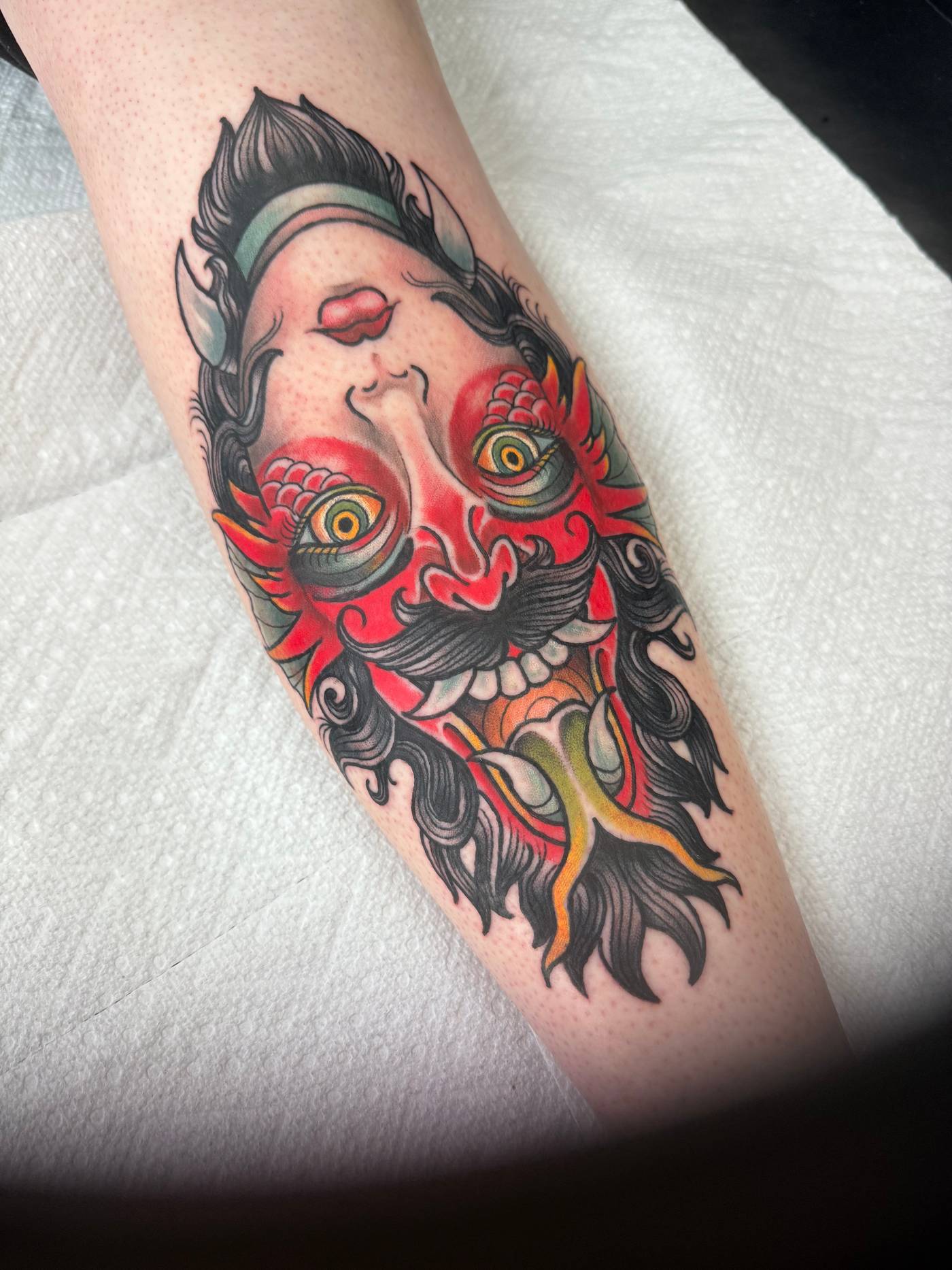 neo-traditional — forearm