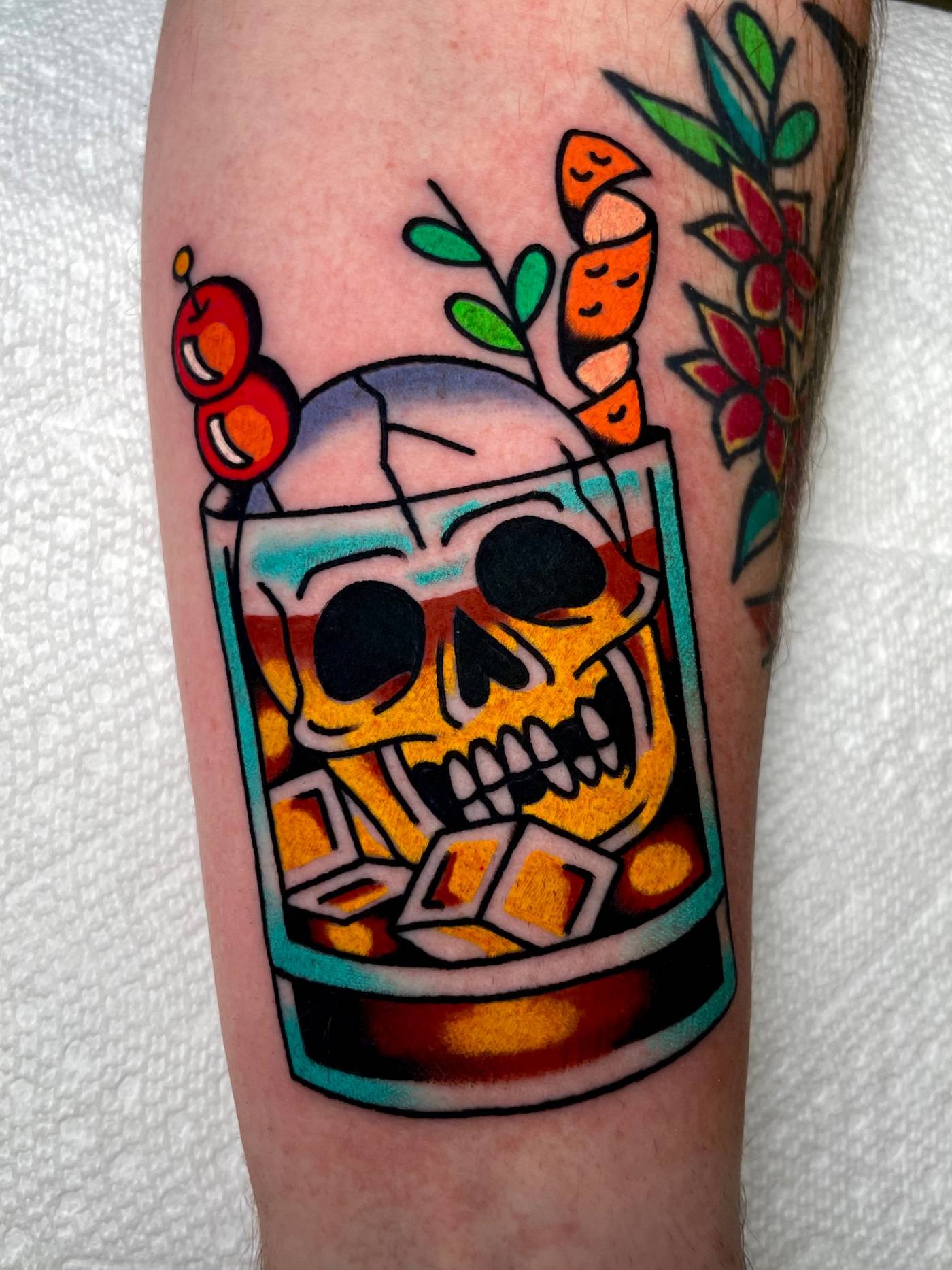 Work by Ryan McDonald on forearm