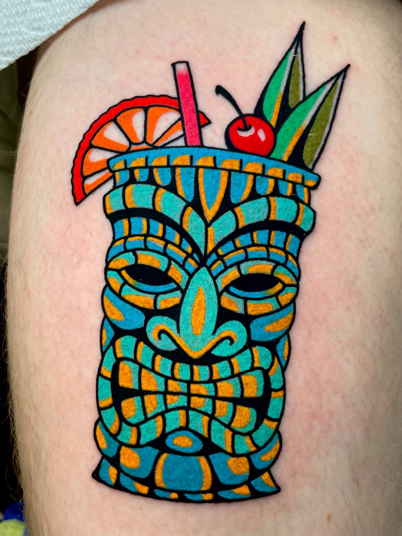 Work by Ryan McDonald on thigh