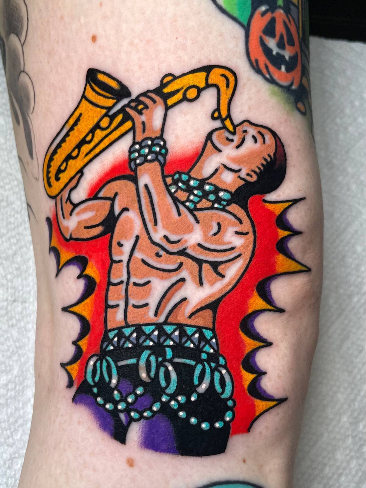 Work by Ryan McDonald on inner-bicep