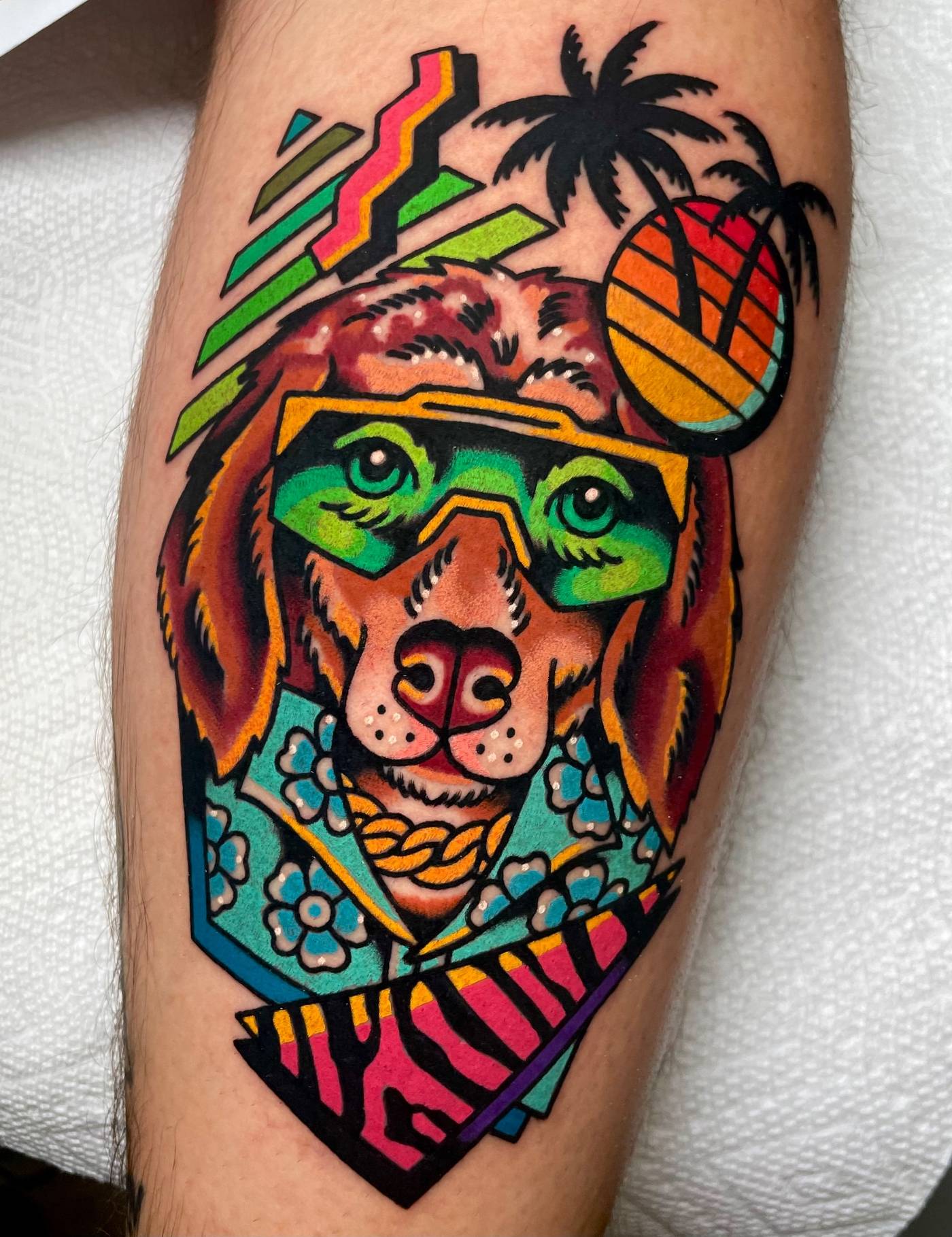 Work by Ryan McDonald on calf