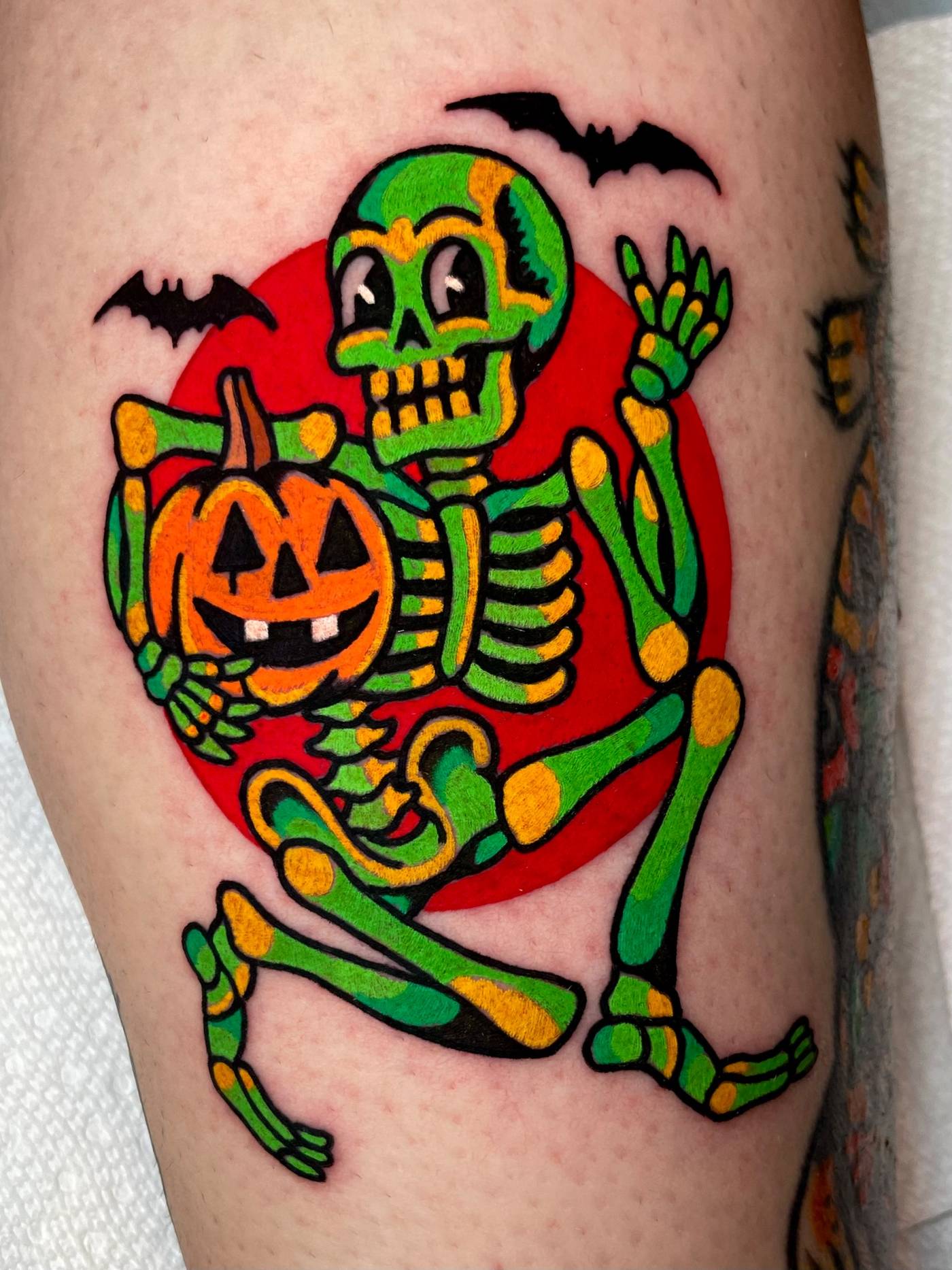 Work by Ryan McDonald on calf