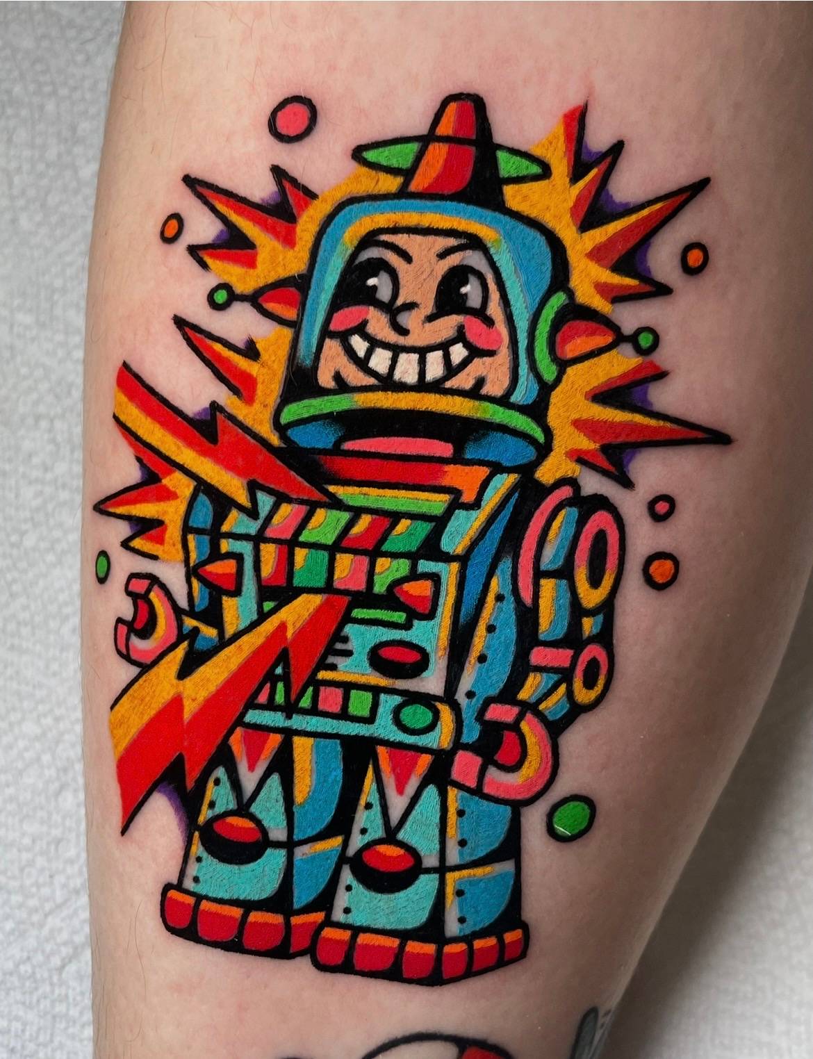 Work by Ryan McDonald on calf