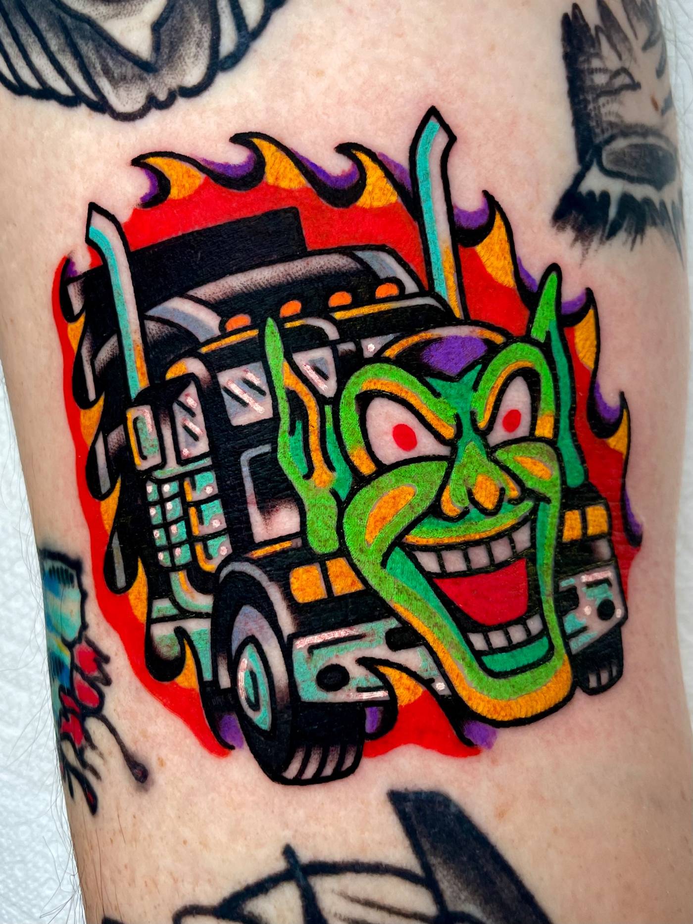 Work by Ryan McDonald on thigh