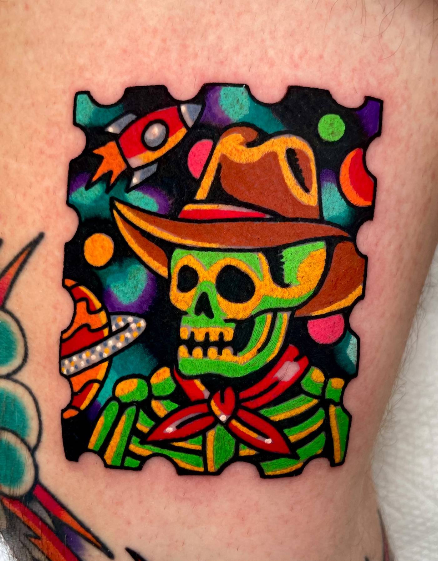 Work by Ryan McDonald on calf