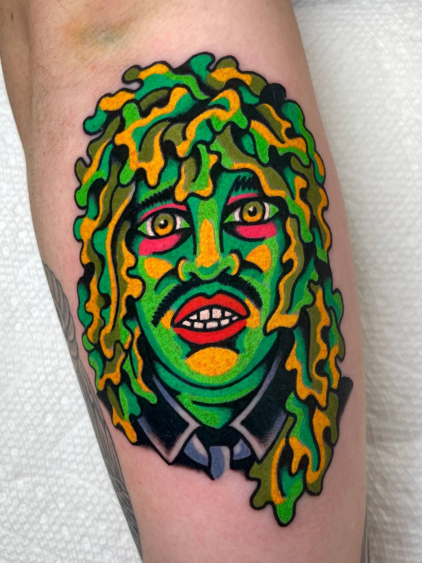 Work by Ryan McDonald on calf