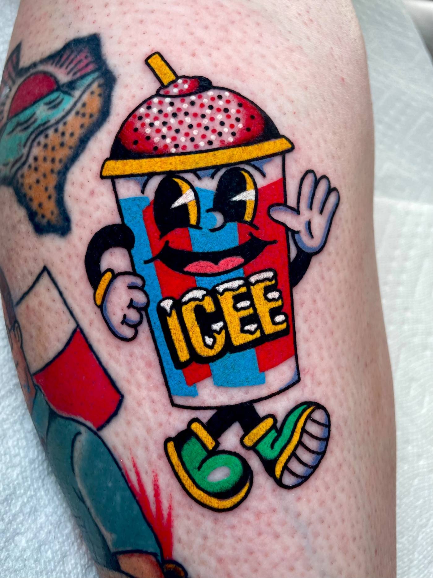 Work by Ryan McDonald on calf
