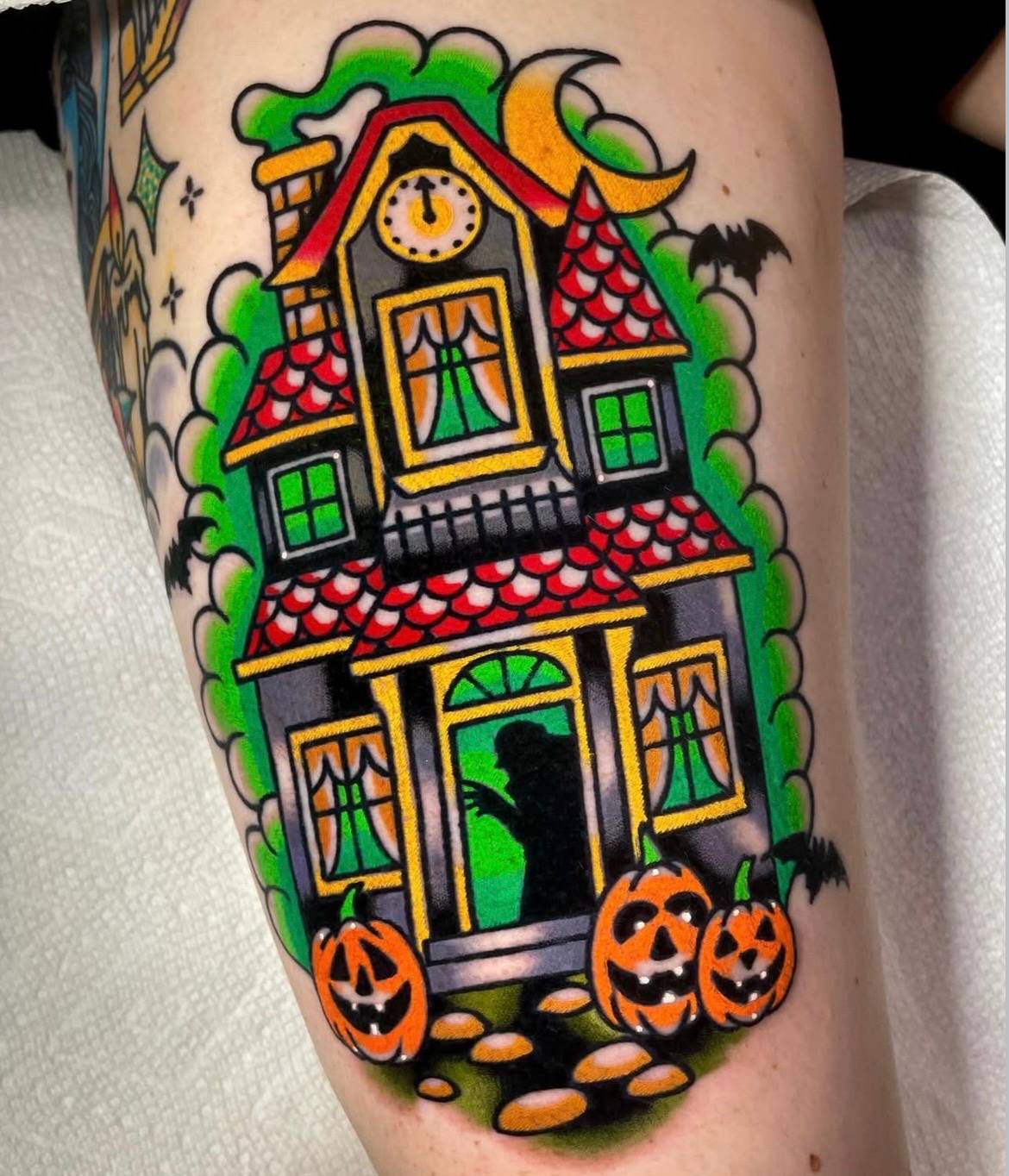 Work by Ryan McDonald on thigh
