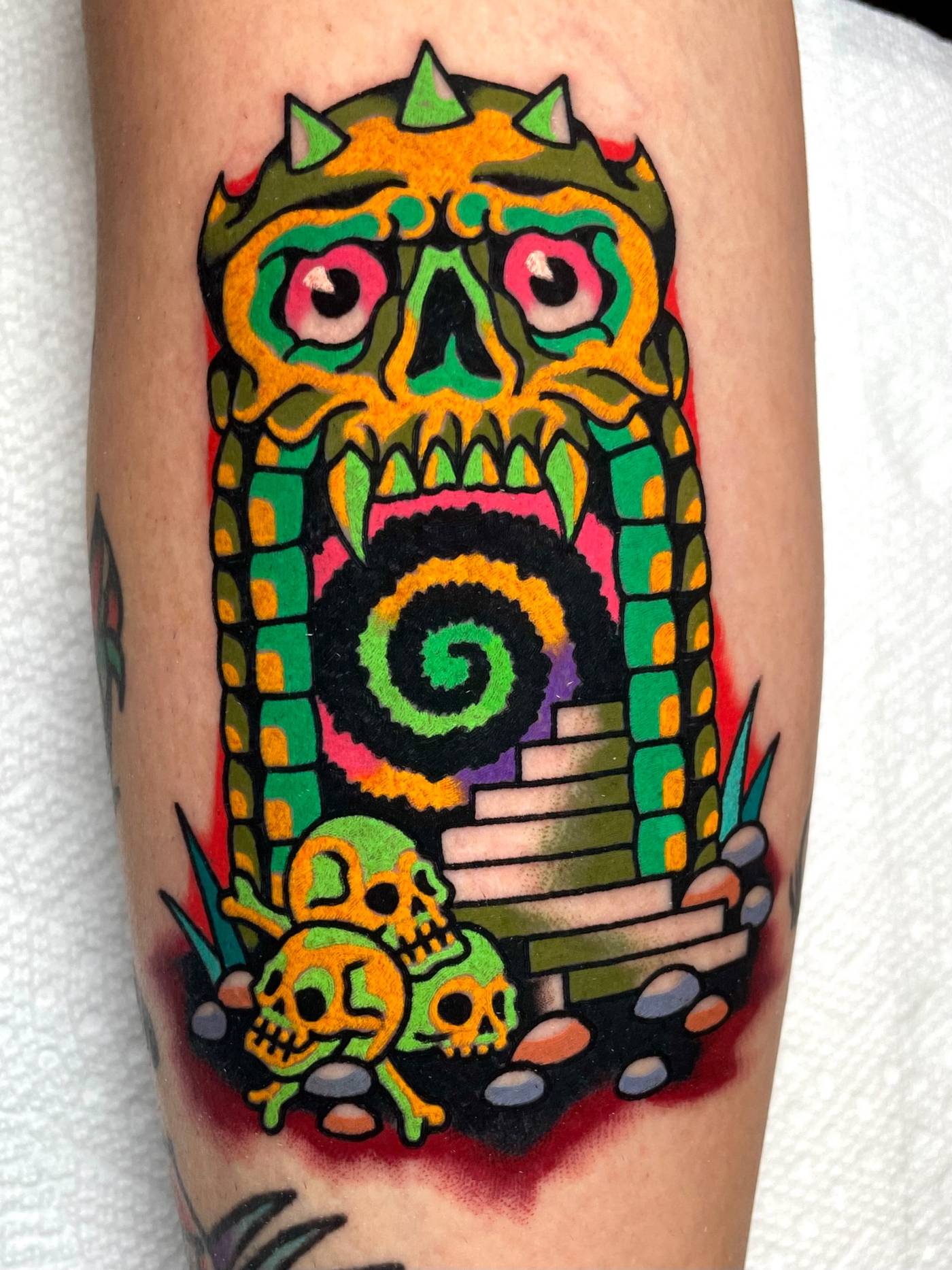 Work by Ryan McDonald on forearm