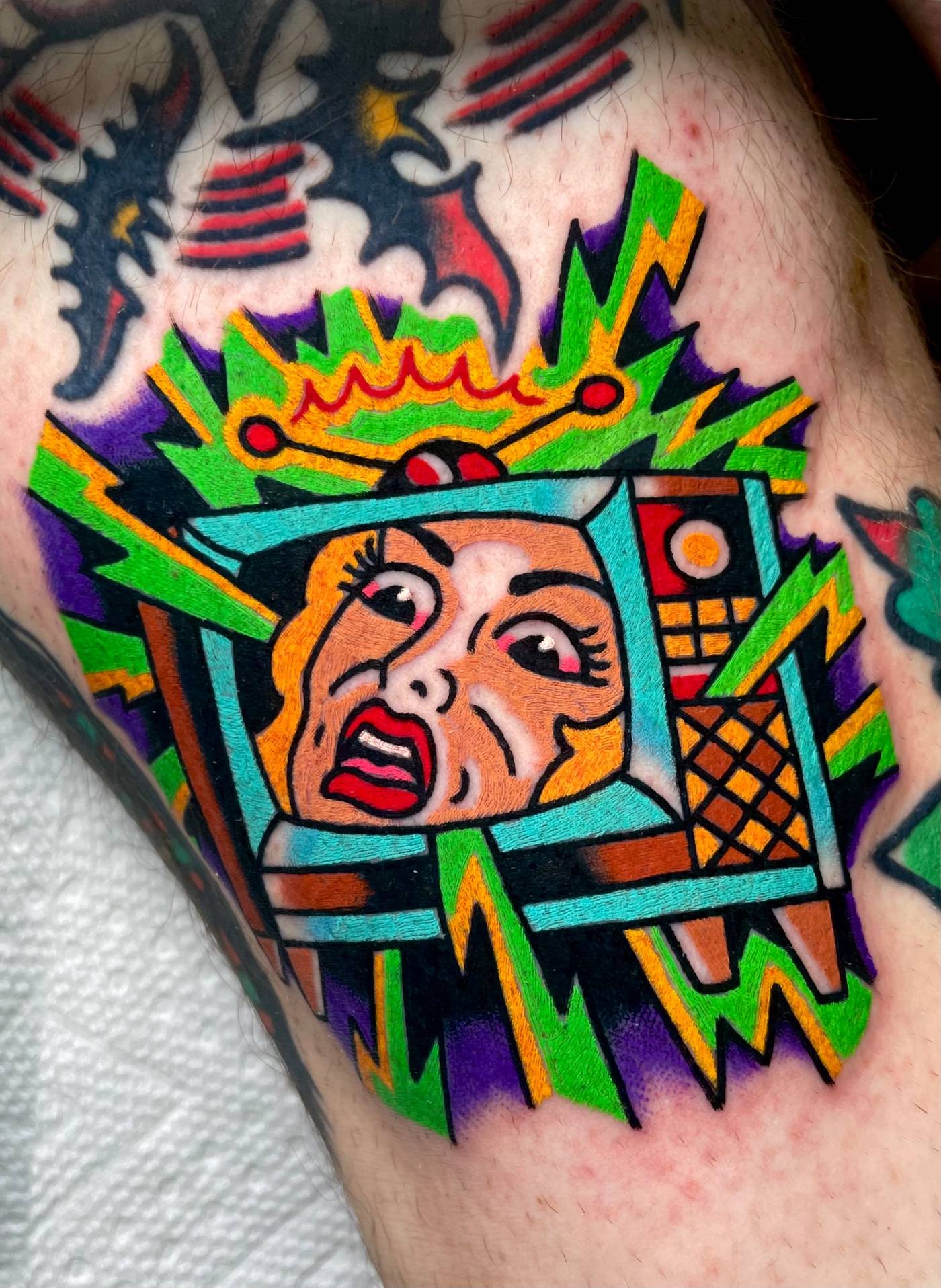 Work by Ryan McDonald on thigh