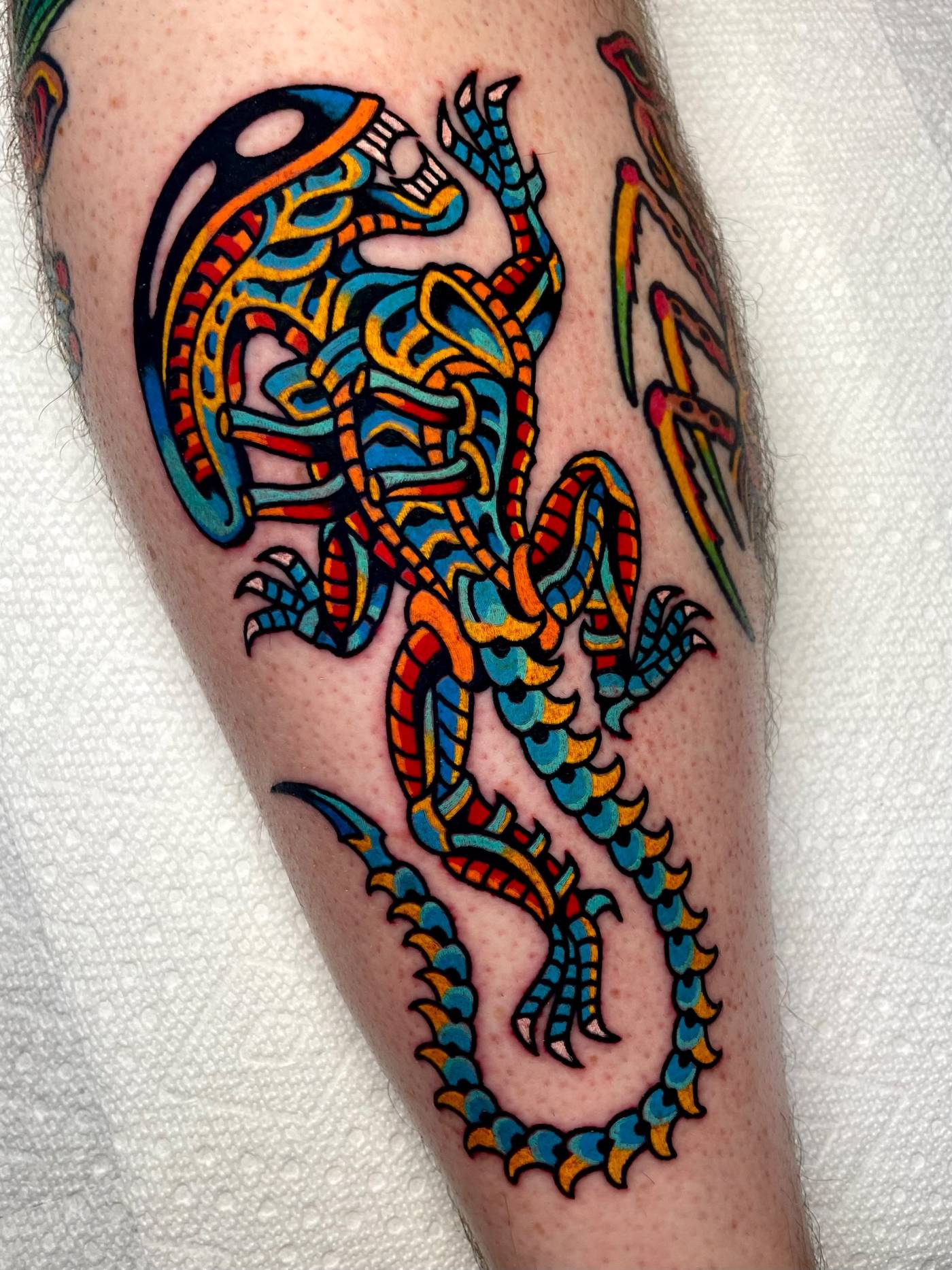 Work by Ryan McDonald on calf