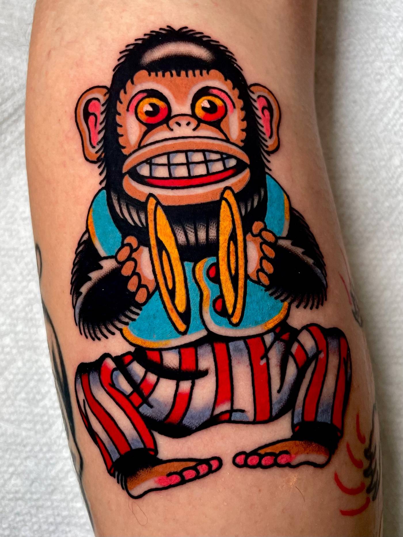 Work by Ryan McDonald on calf