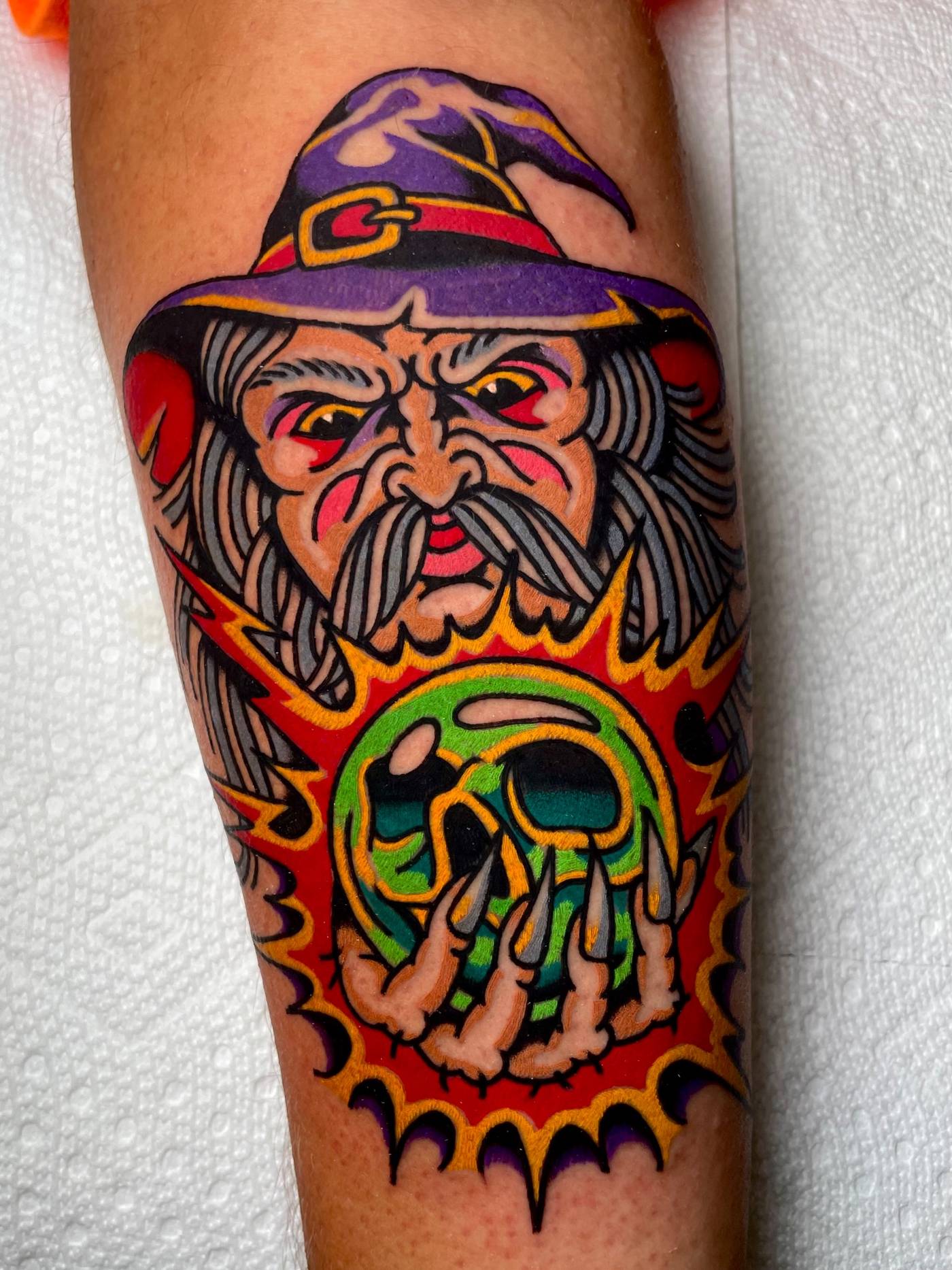 Work by Ryan McDonald on calf