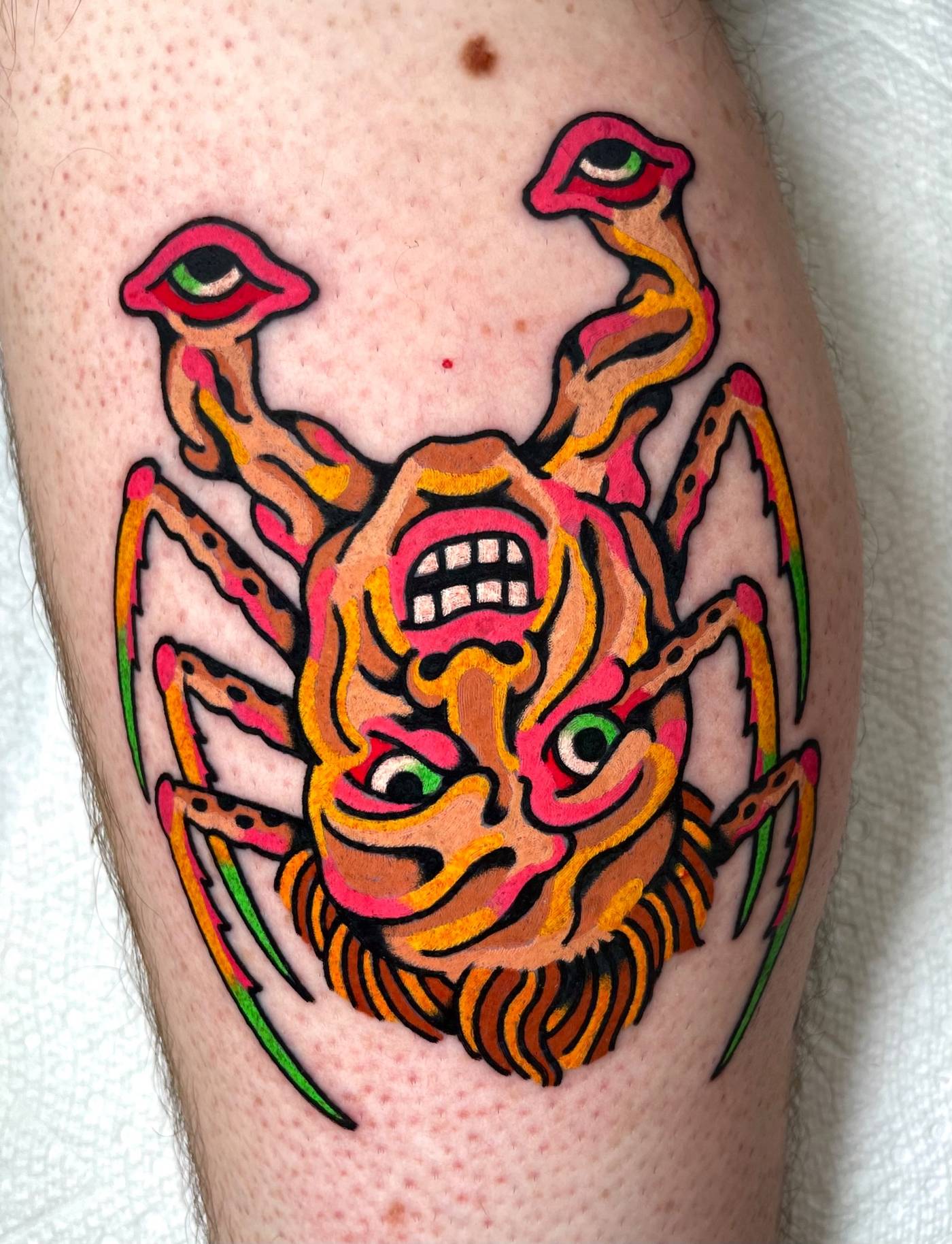Work by Ryan McDonald on calf