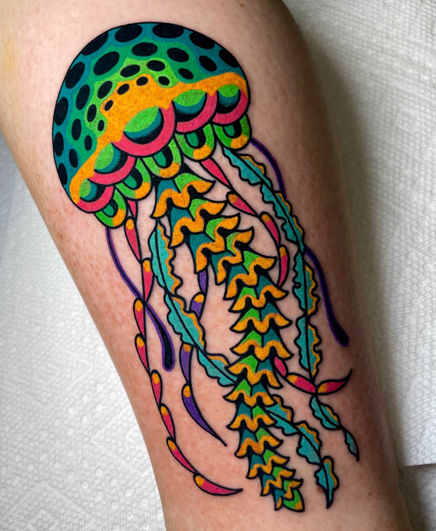 Work by Ryan McDonald on forearm