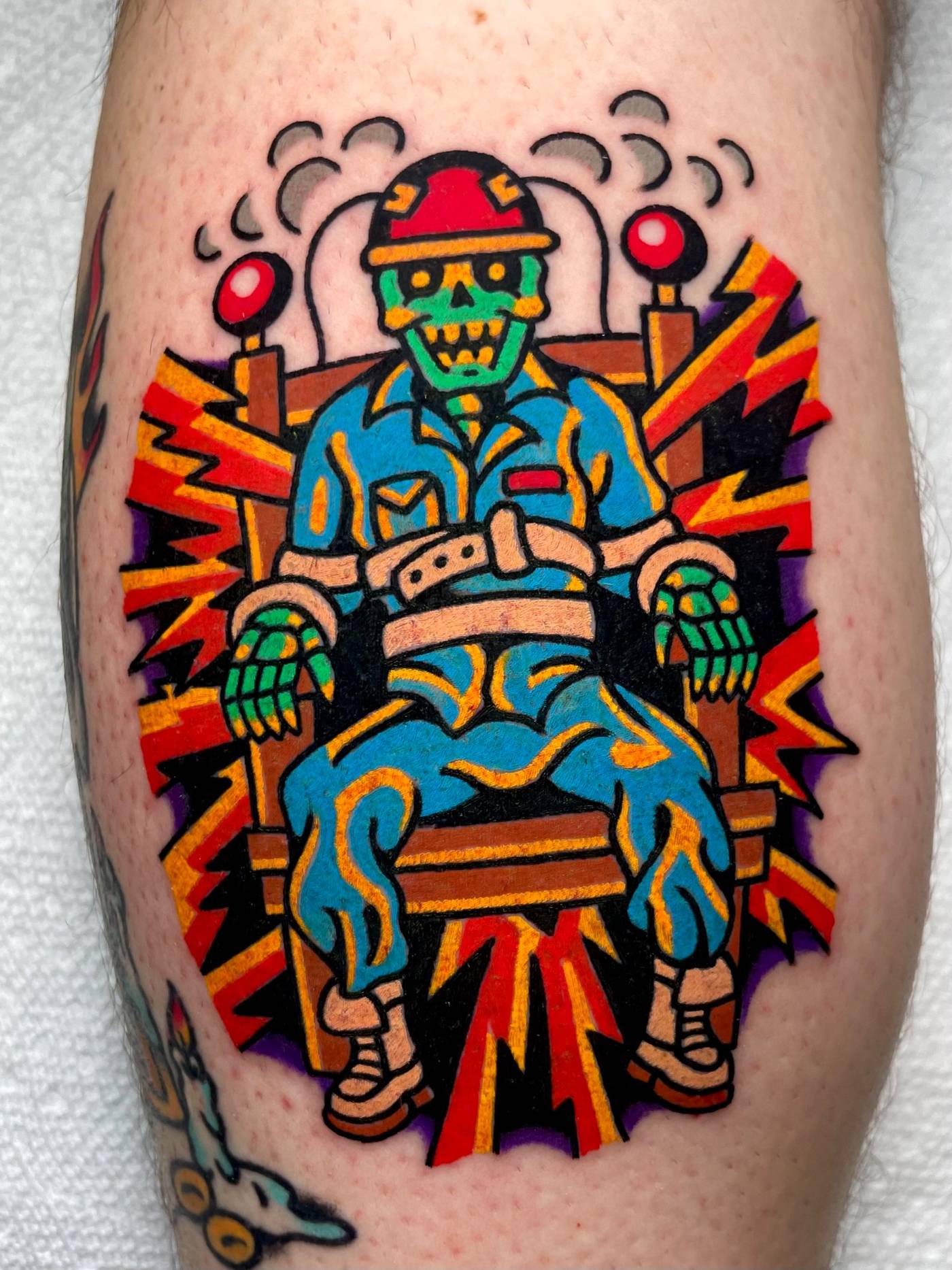 Work by Ryan McDonald on calf