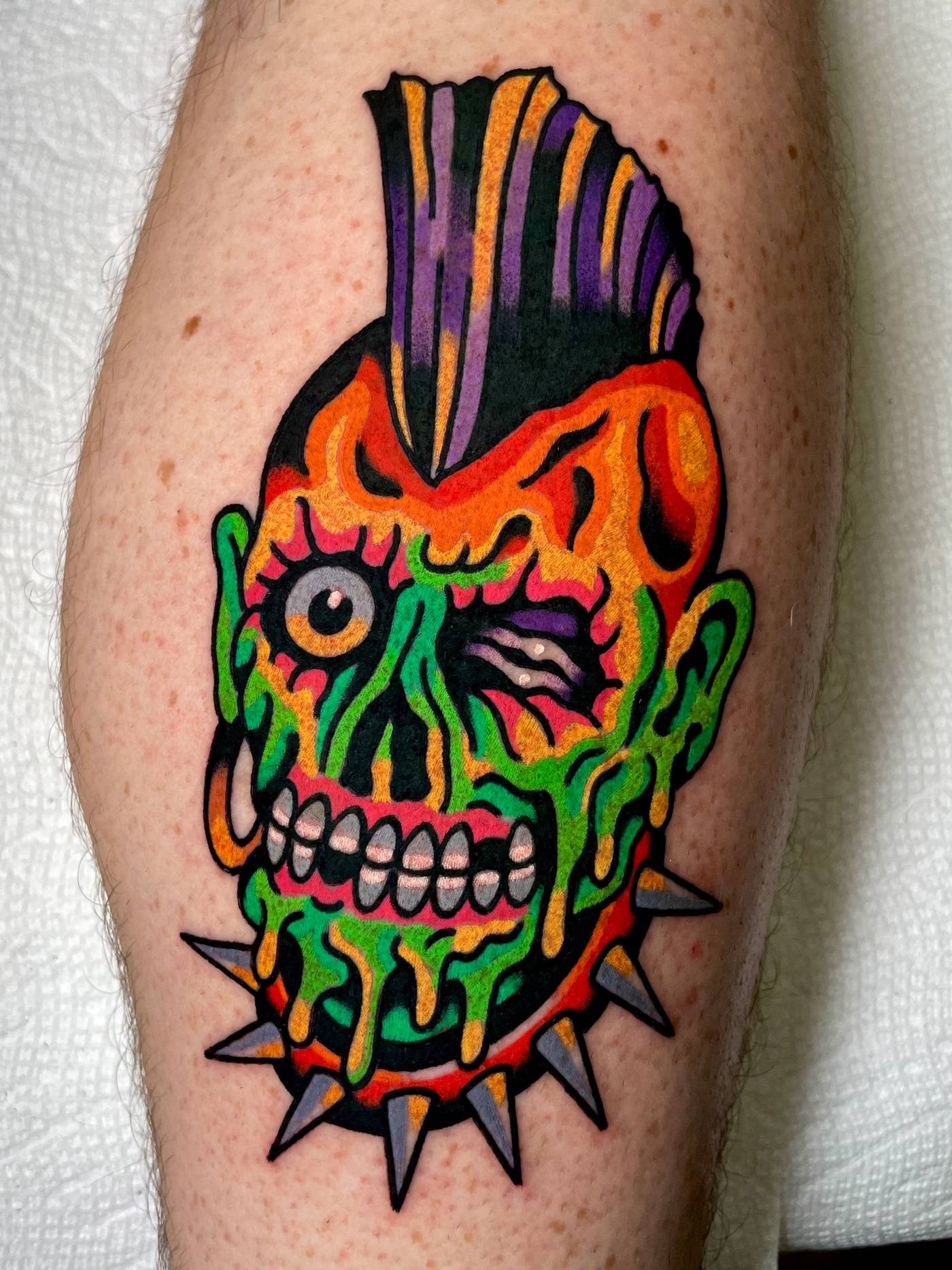 Work by Ryan McDonald on calf