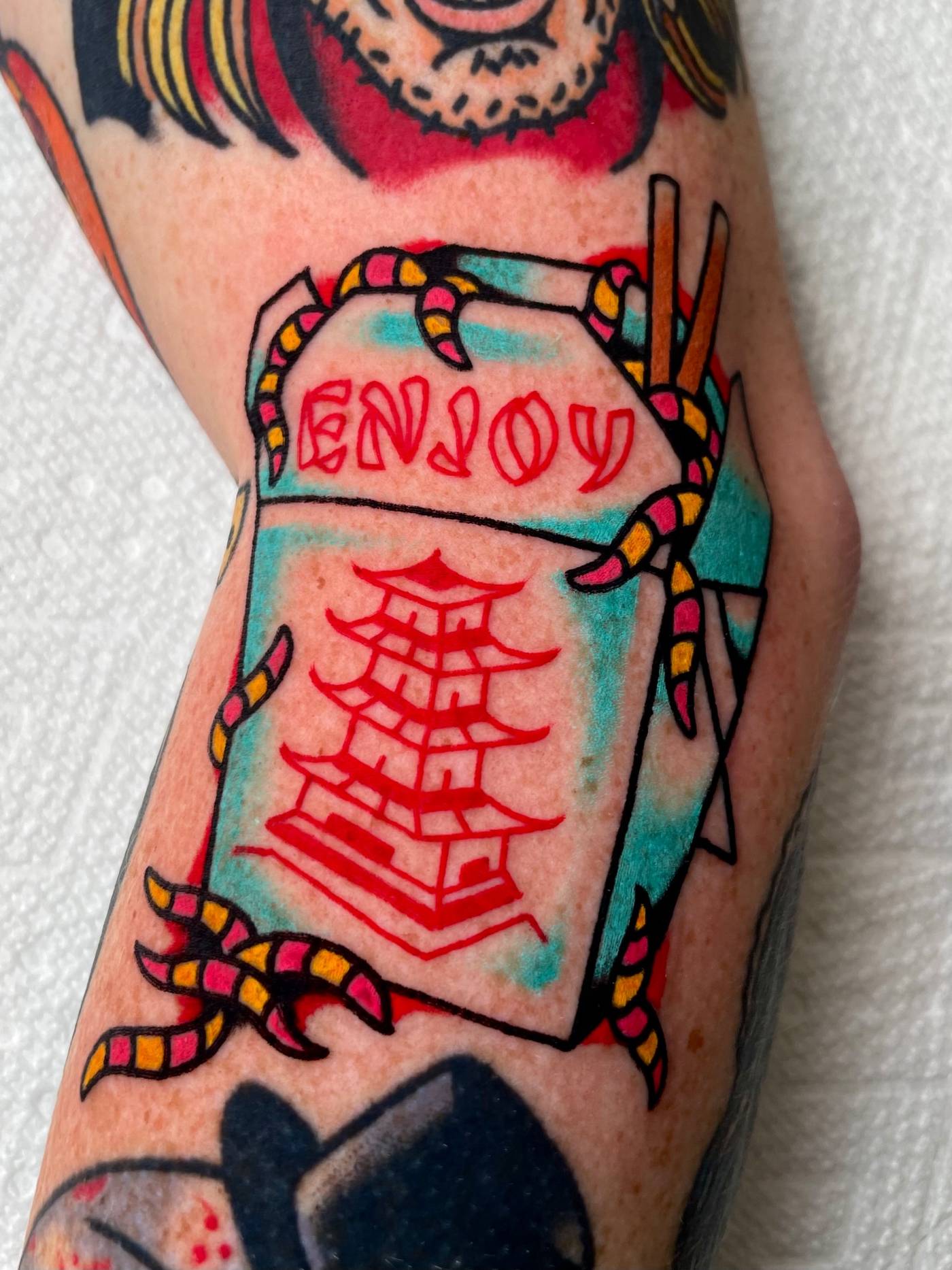 Work by Ryan McDonald on forearm