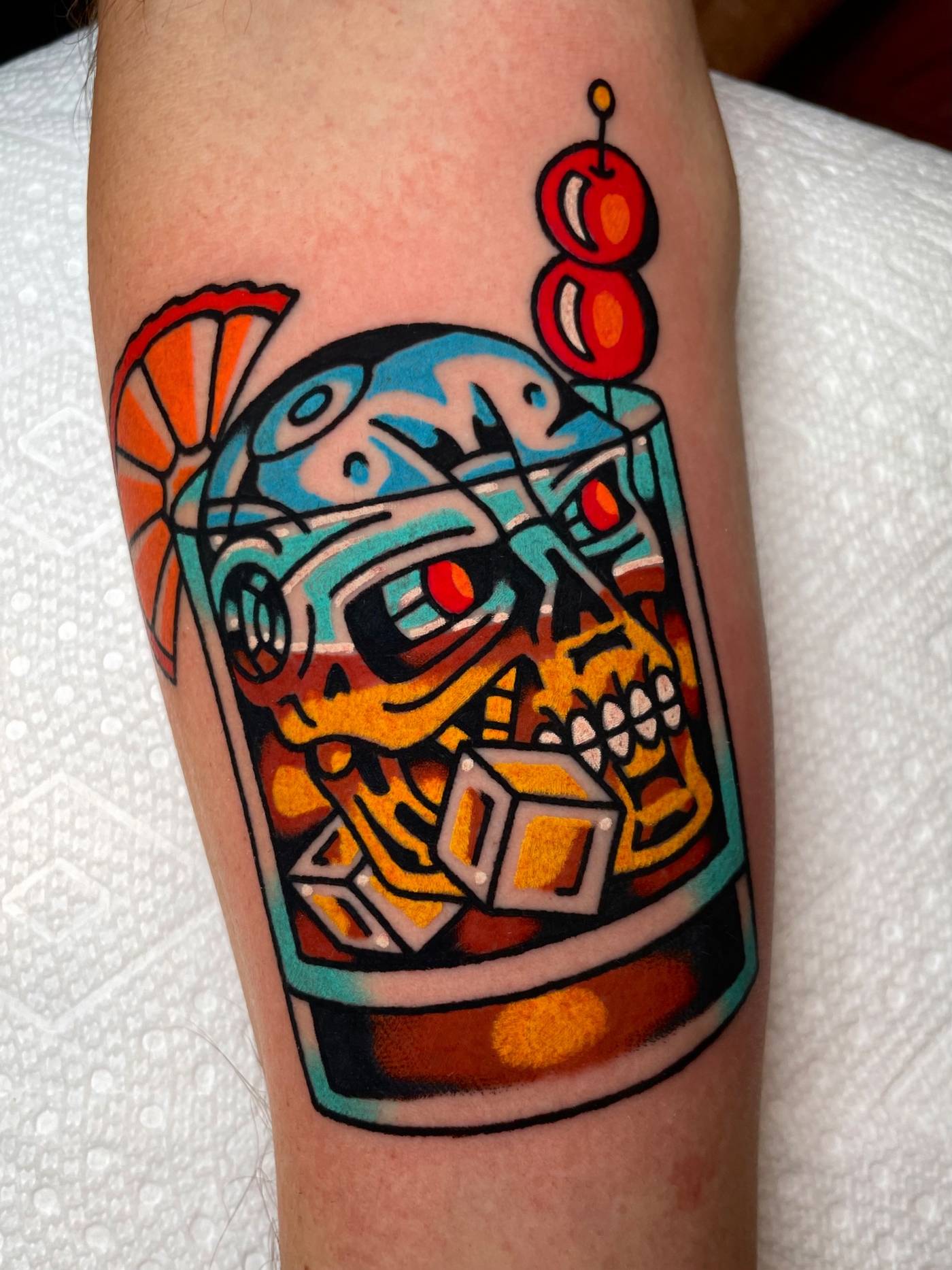 Work by Ryan McDonald on forearm