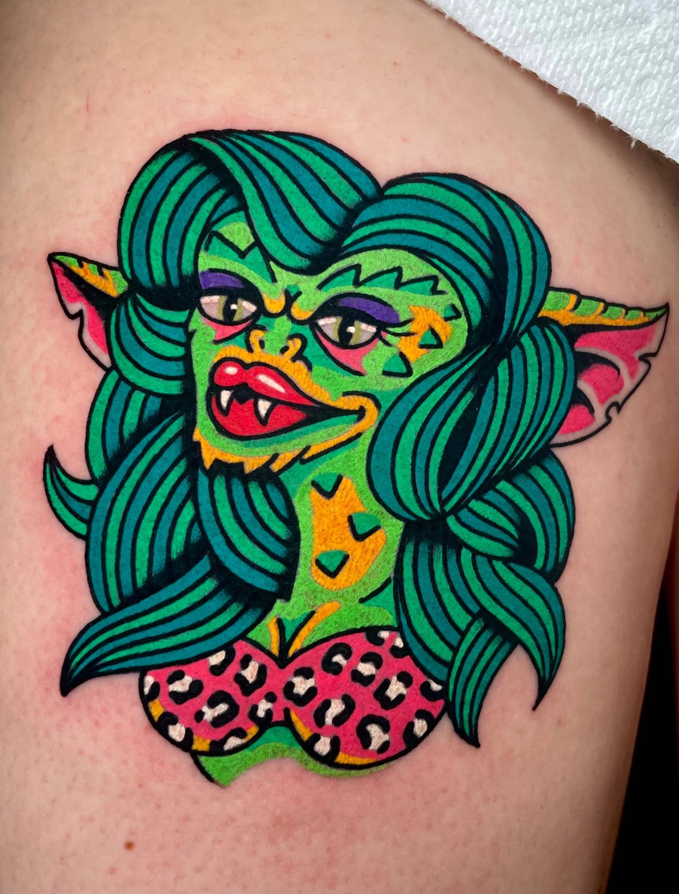 Work by Ryan McDonald on thigh