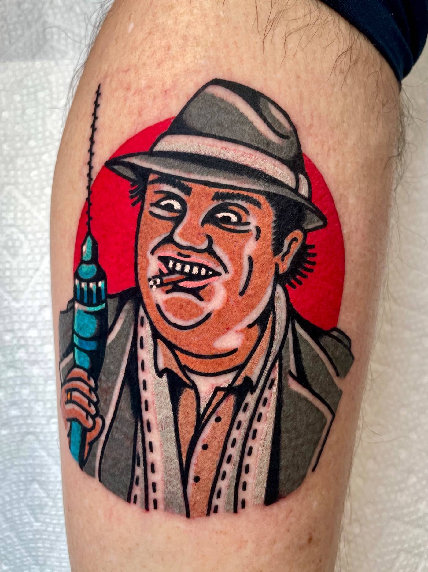 Work by Ryan McDonald on calf
