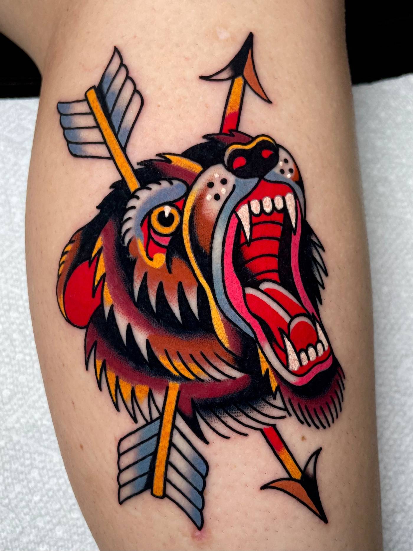 Work by Ryan McDonald on calf