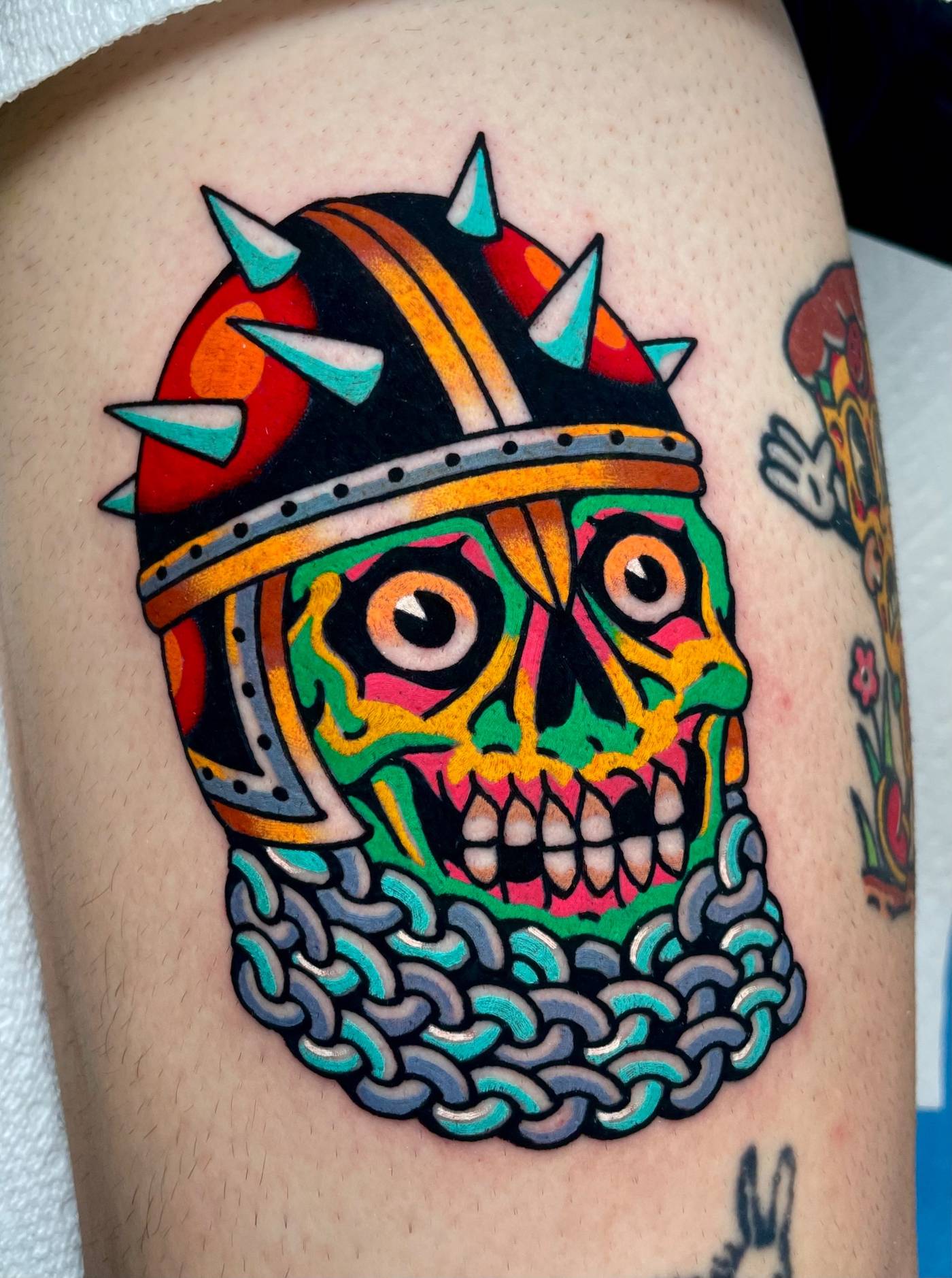 Work by Ryan McDonald on thigh
