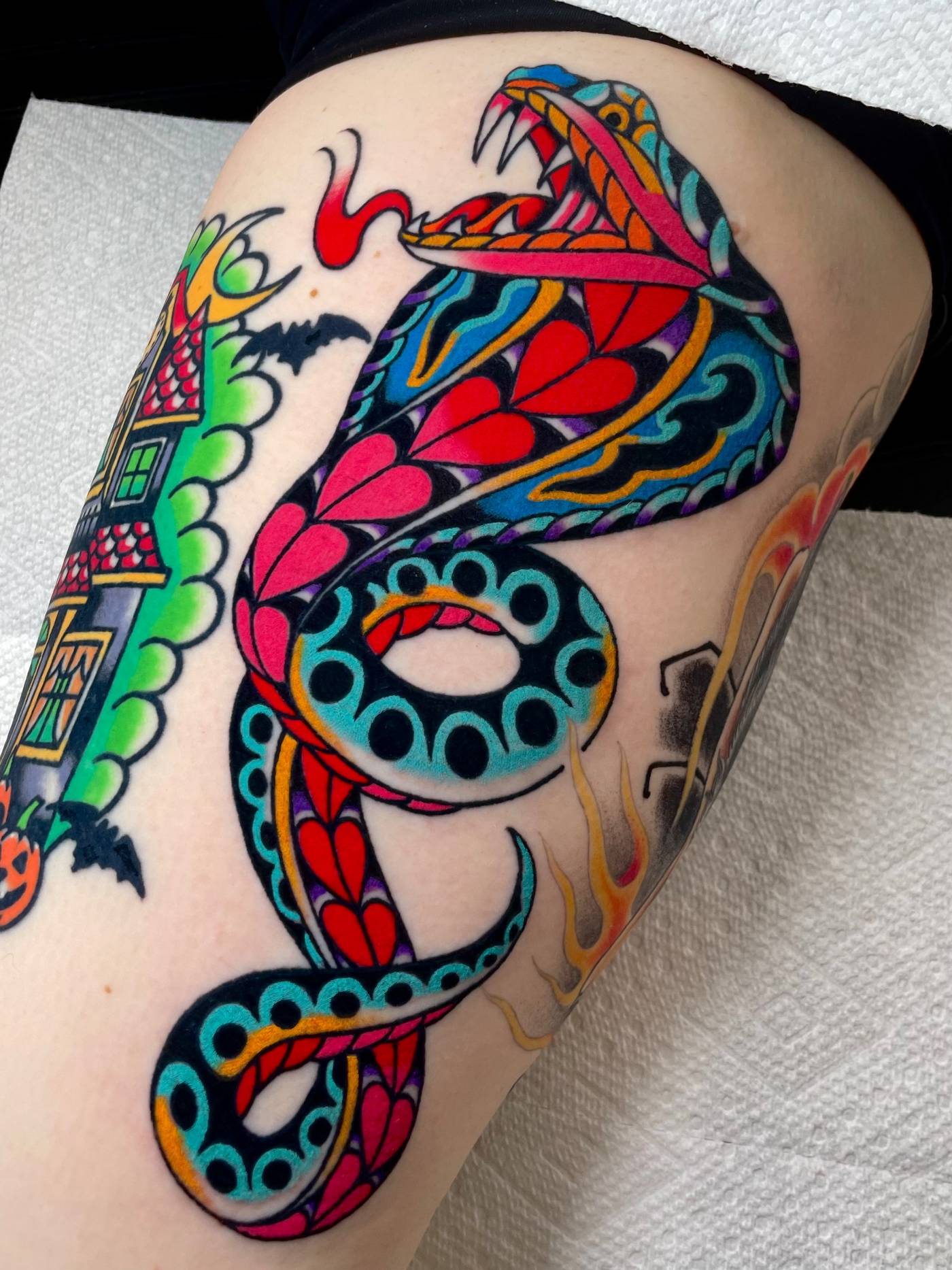 Work by Ryan McDonald on thigh
