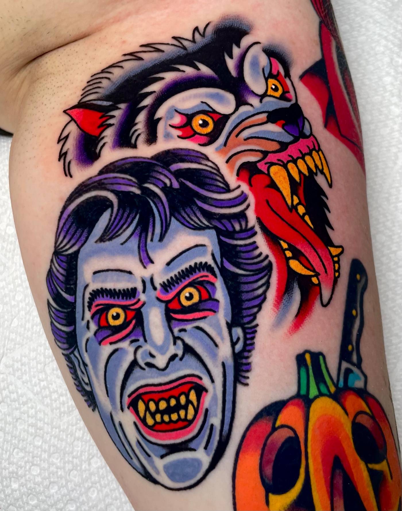Work by Ryan McDonald on thigh