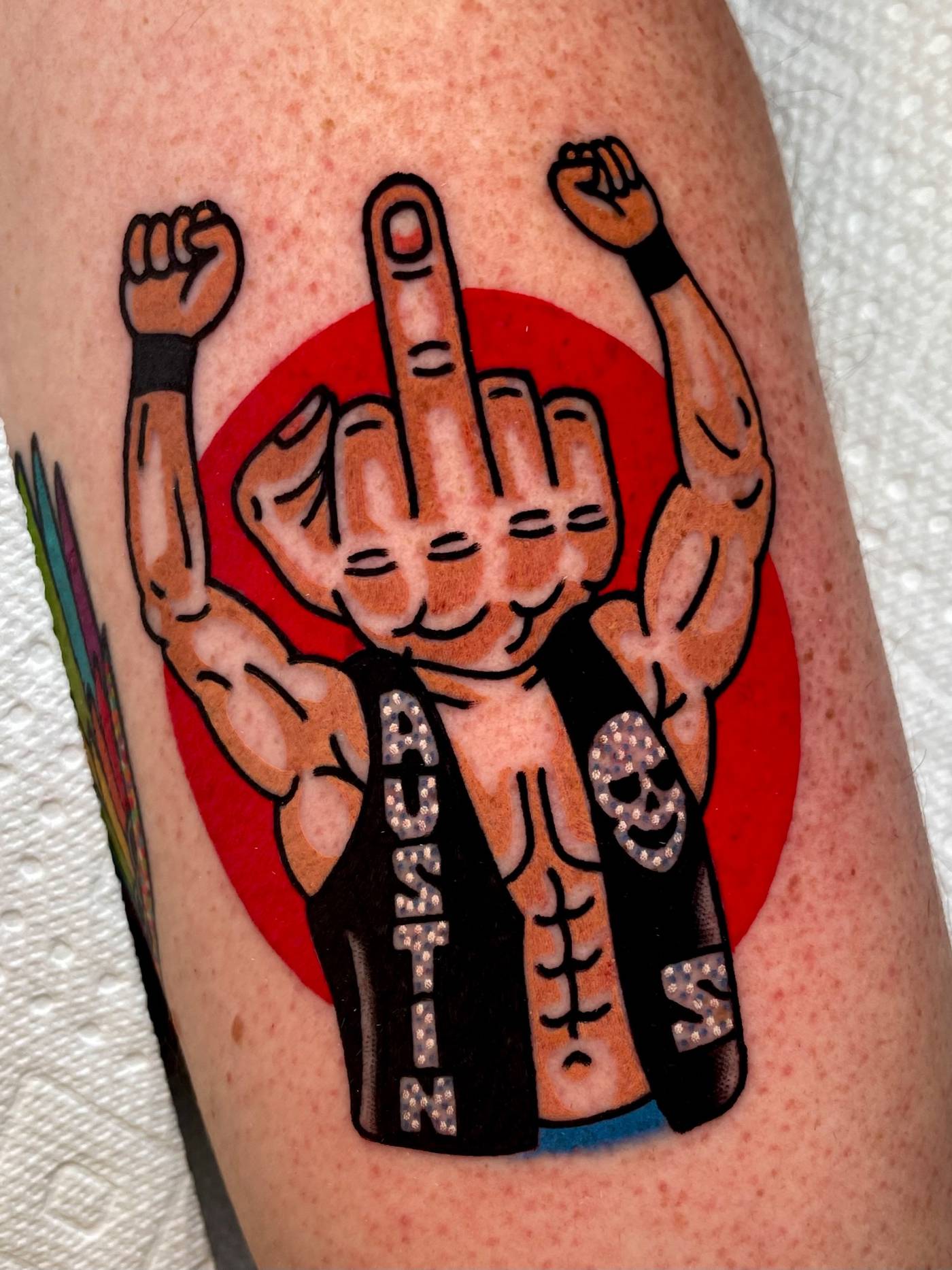 Work by Ryan McDonald on calf