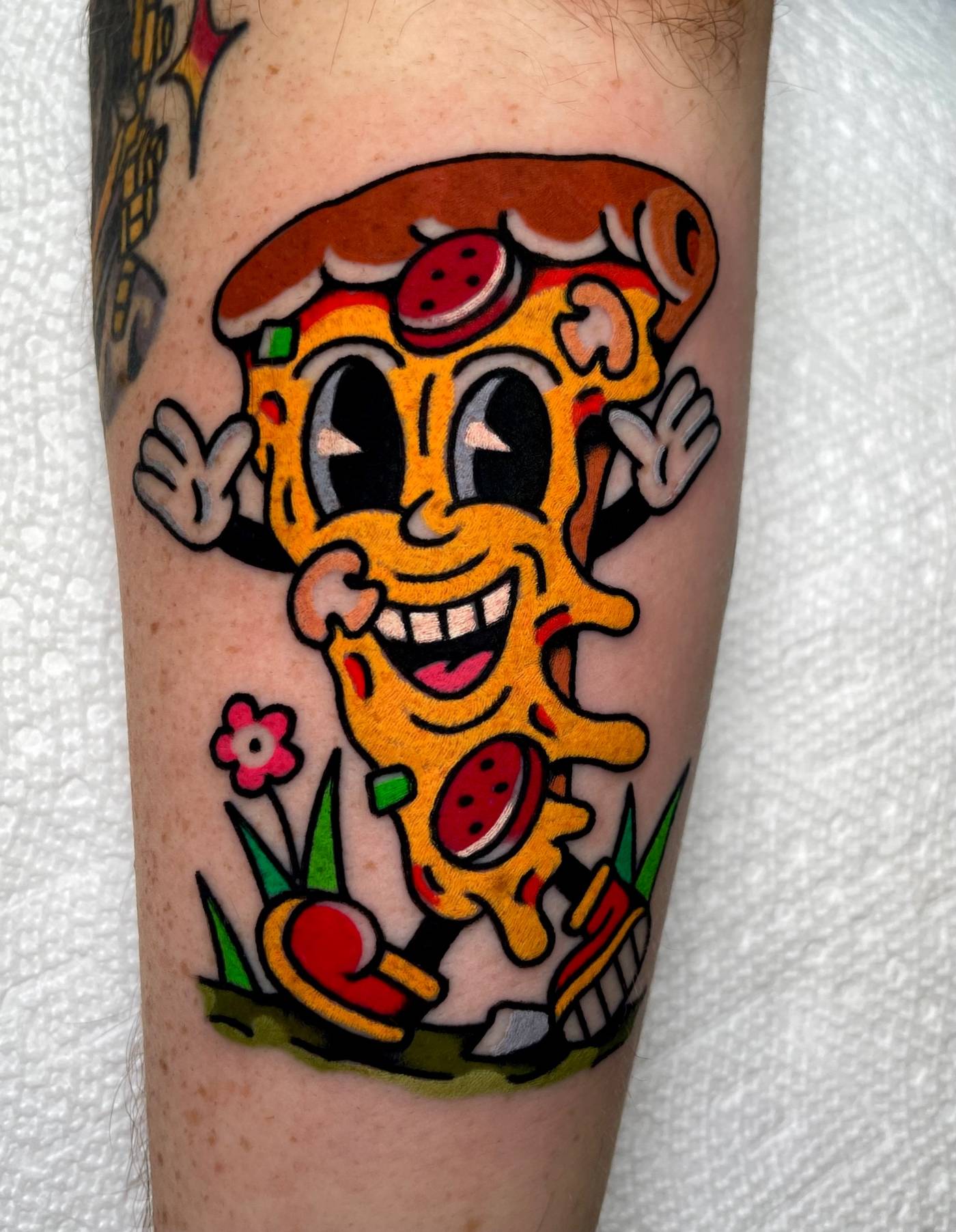 Work by Ryan McDonald on forearm