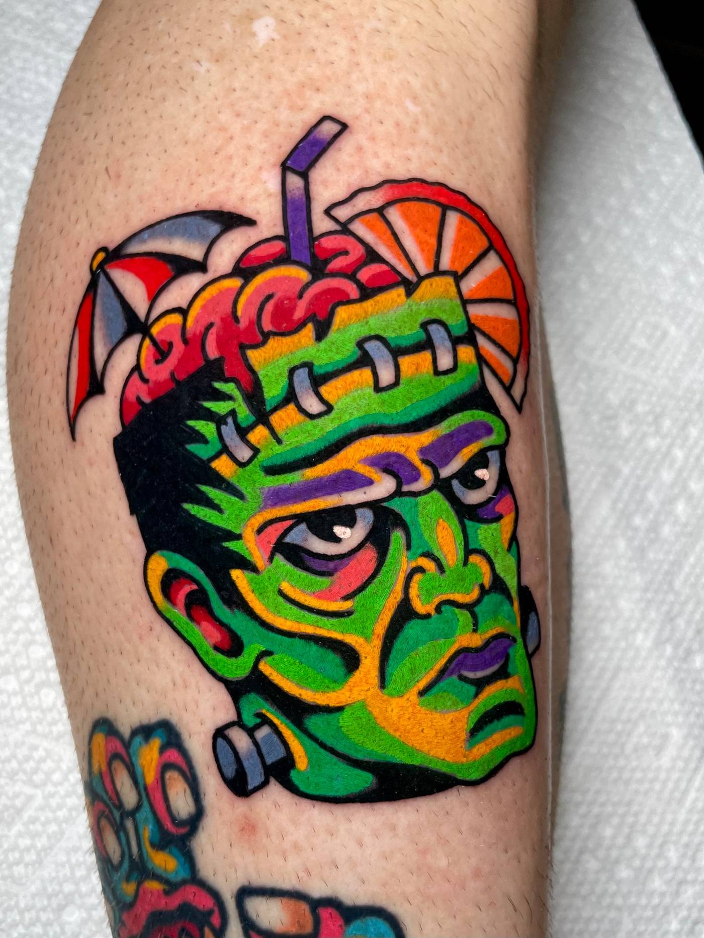 Work by Ryan McDonald on calf