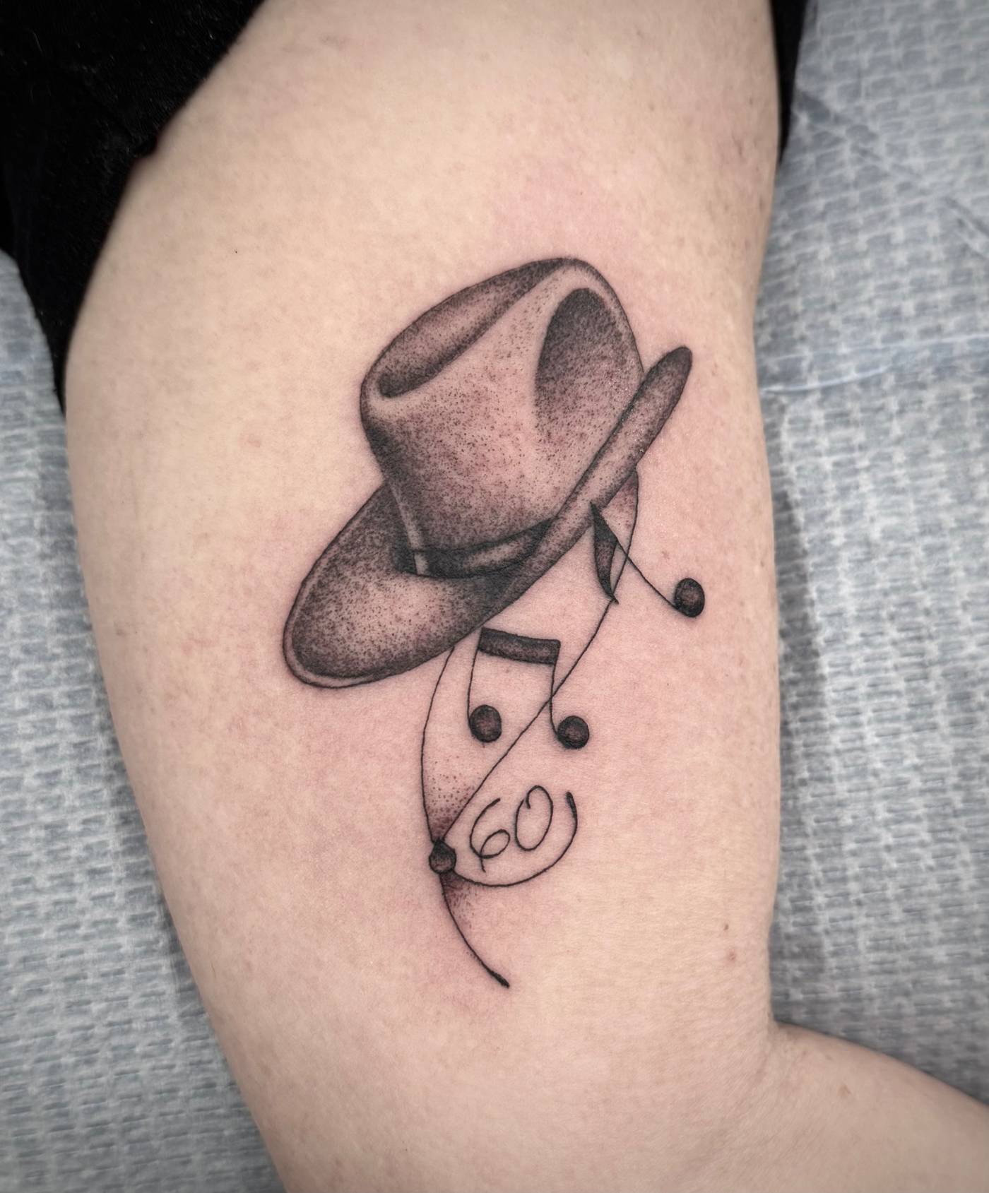 Work by Nick Mella on thigh